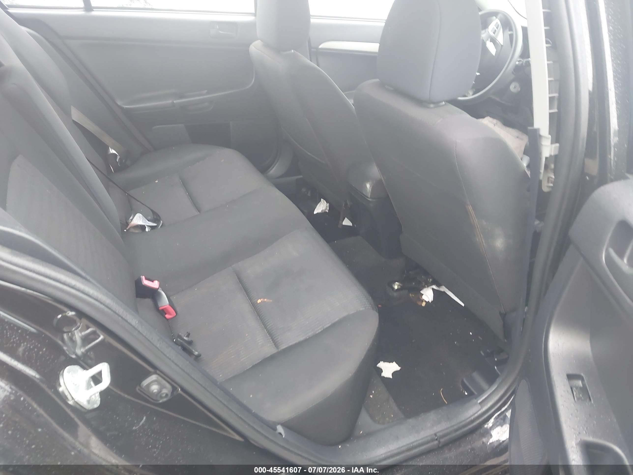 2012 Mitsubishi Lancer Es Black vin: JA32U2FU6CU017934