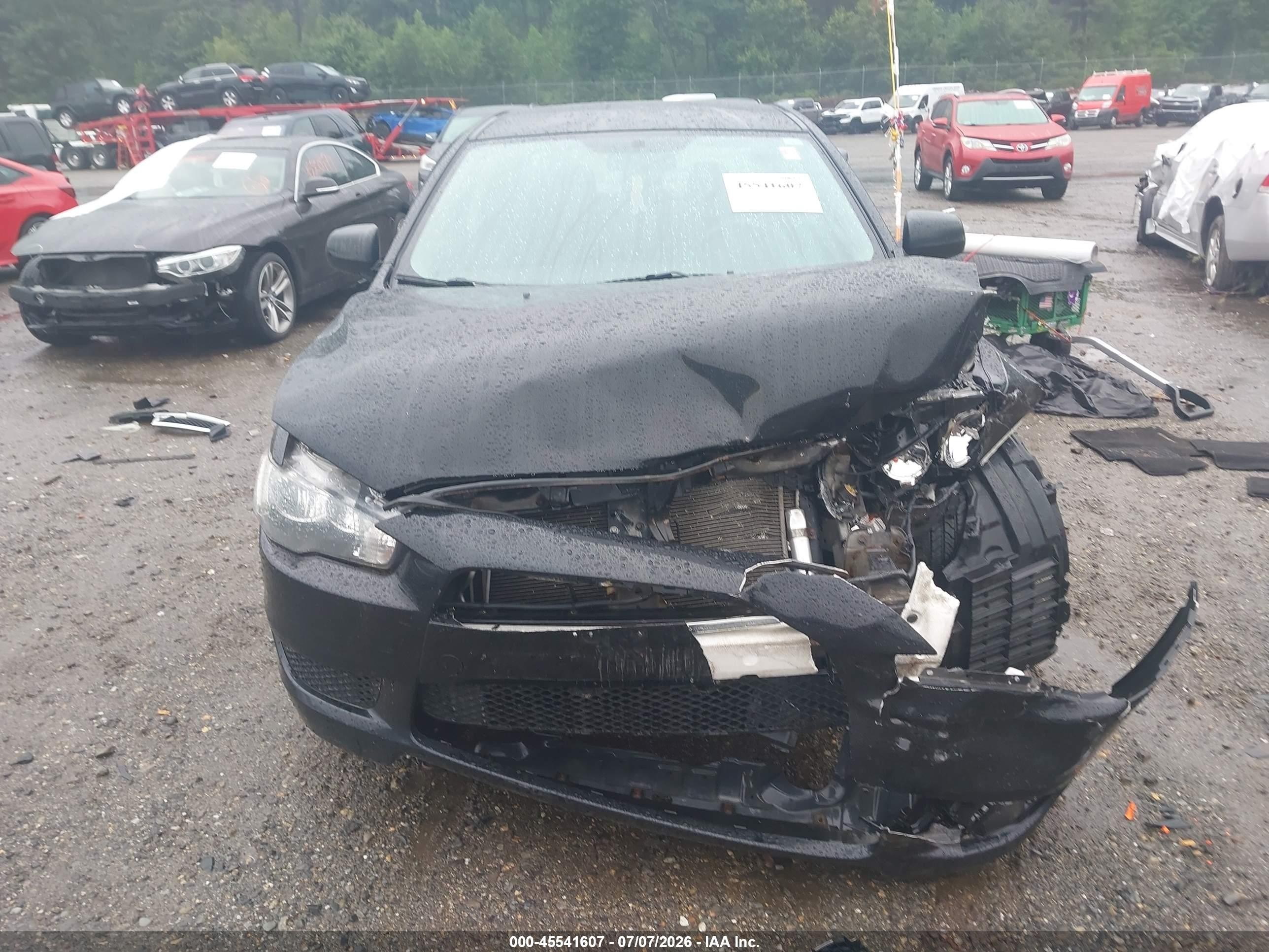 2012 Mitsubishi Lancer Es Black vin: JA32U2FU6CU017934