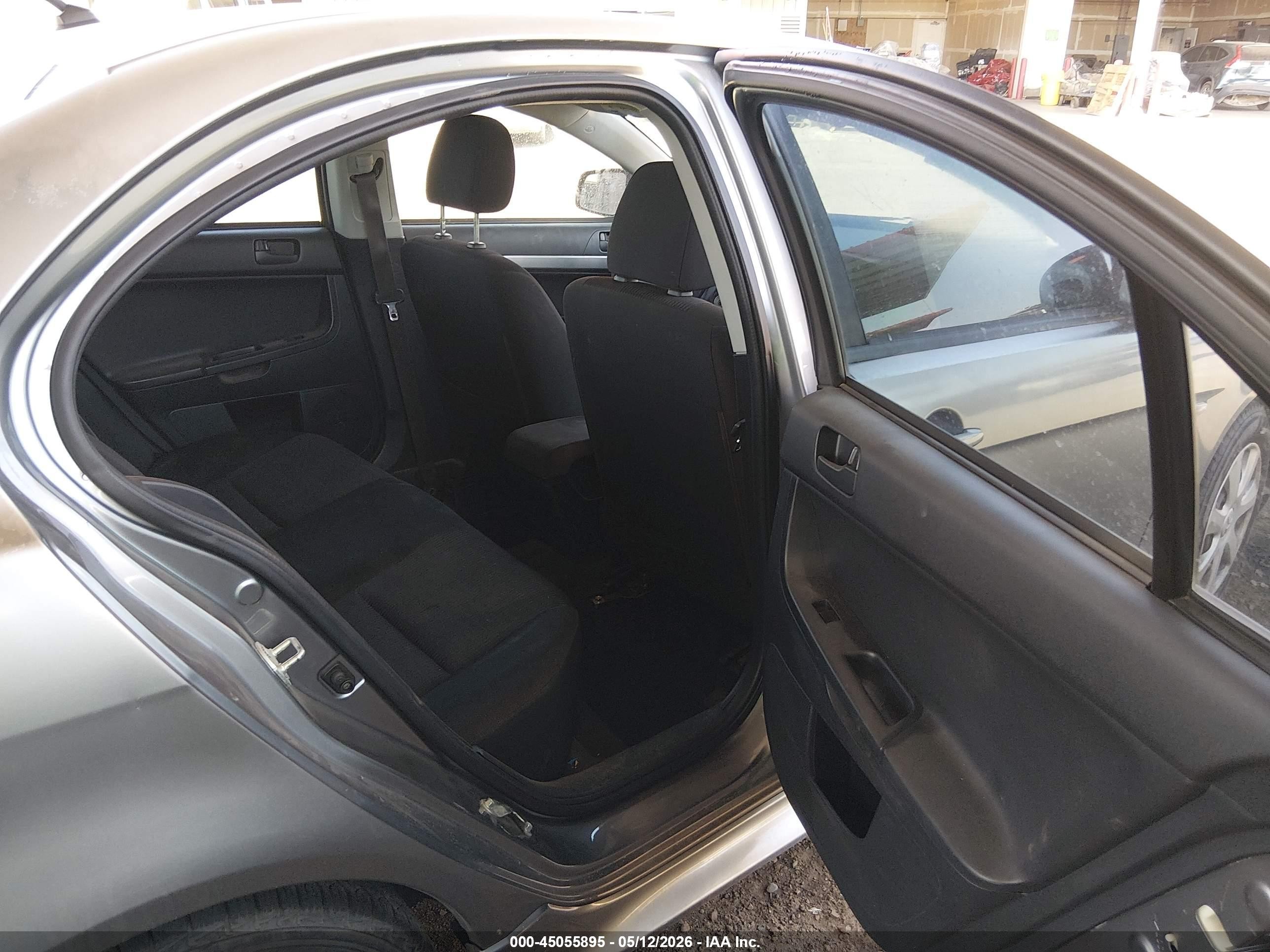 2012 Mitsubishi Lancer Es Gray vin: JA32U2FU6CU027492