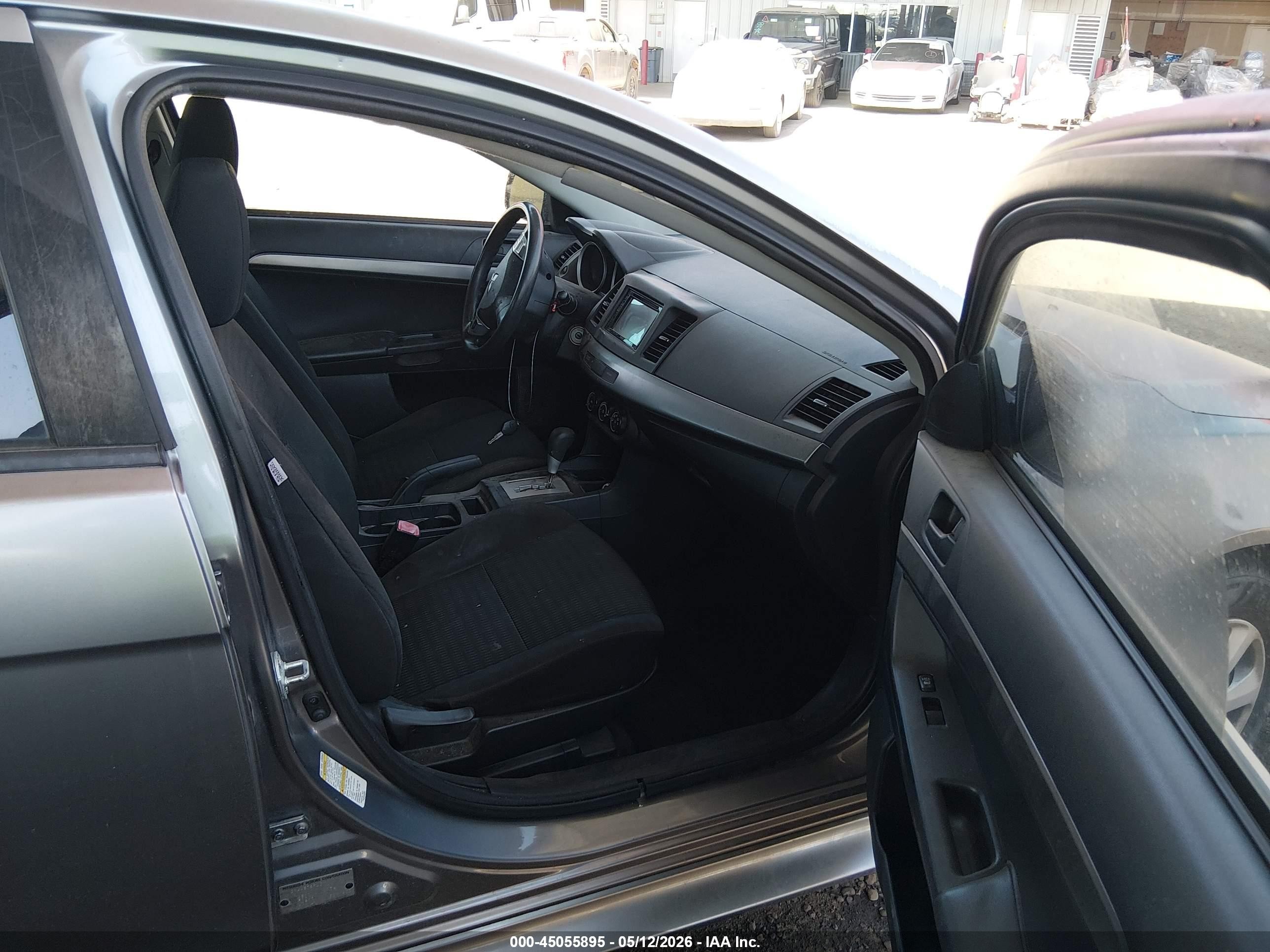 2012 Mitsubishi Lancer Es Gray vin: JA32U2FU6CU027492