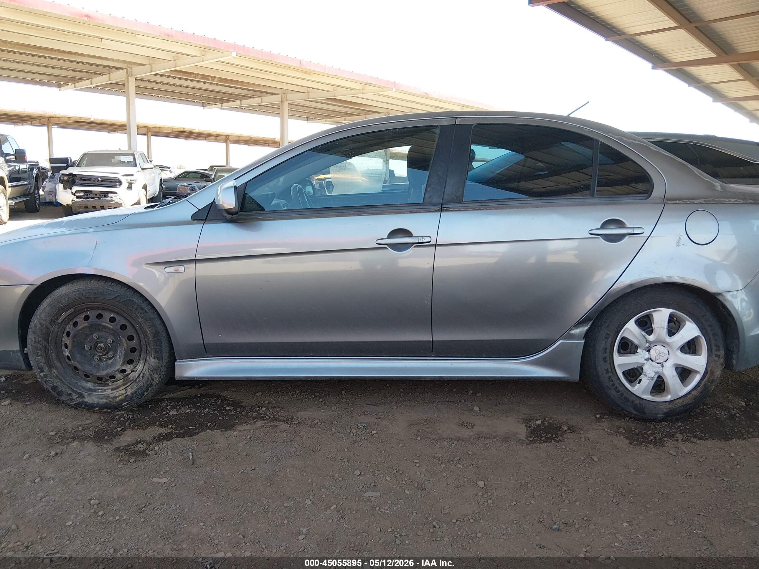2012 Mitsubishi Lancer Es Gray vin: JA32U2FU6CU027492