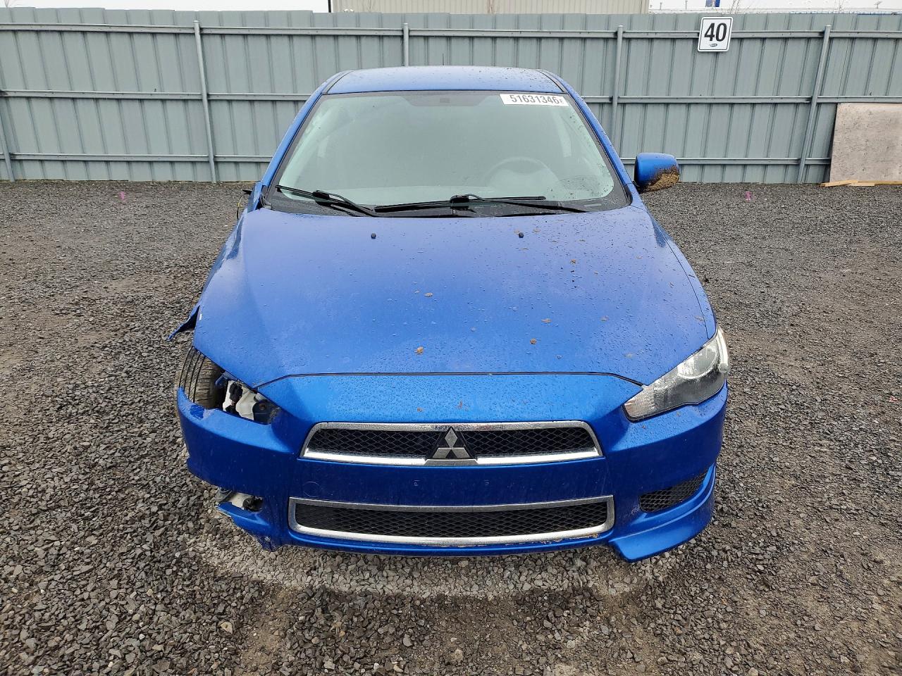2012 Mitsubishi Lancer Es Blue vin: JA32U2FU6CU604330
