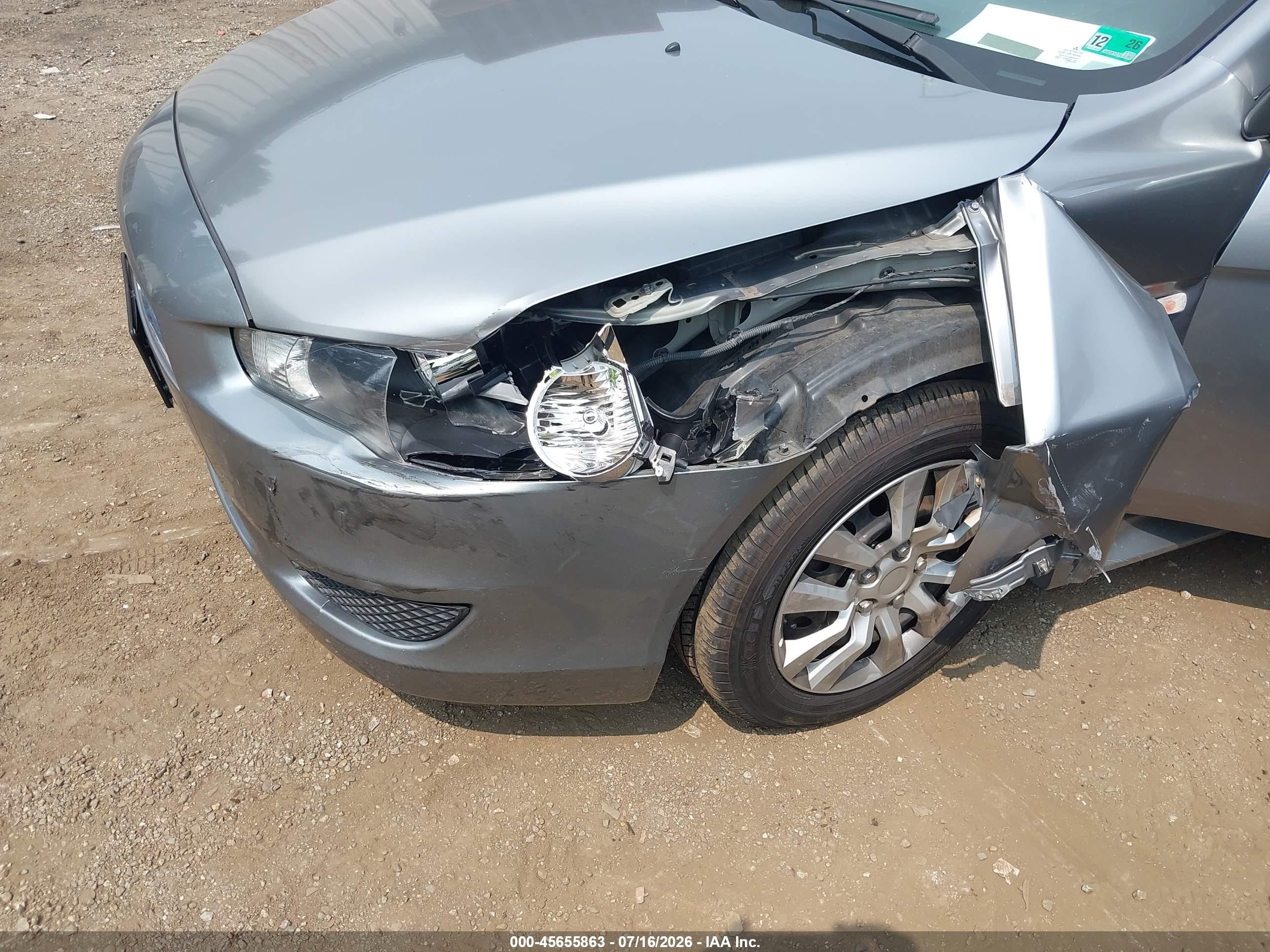 2013 Mitsubishi Lancer Es Gray vin: JA32U2FU6DU014372