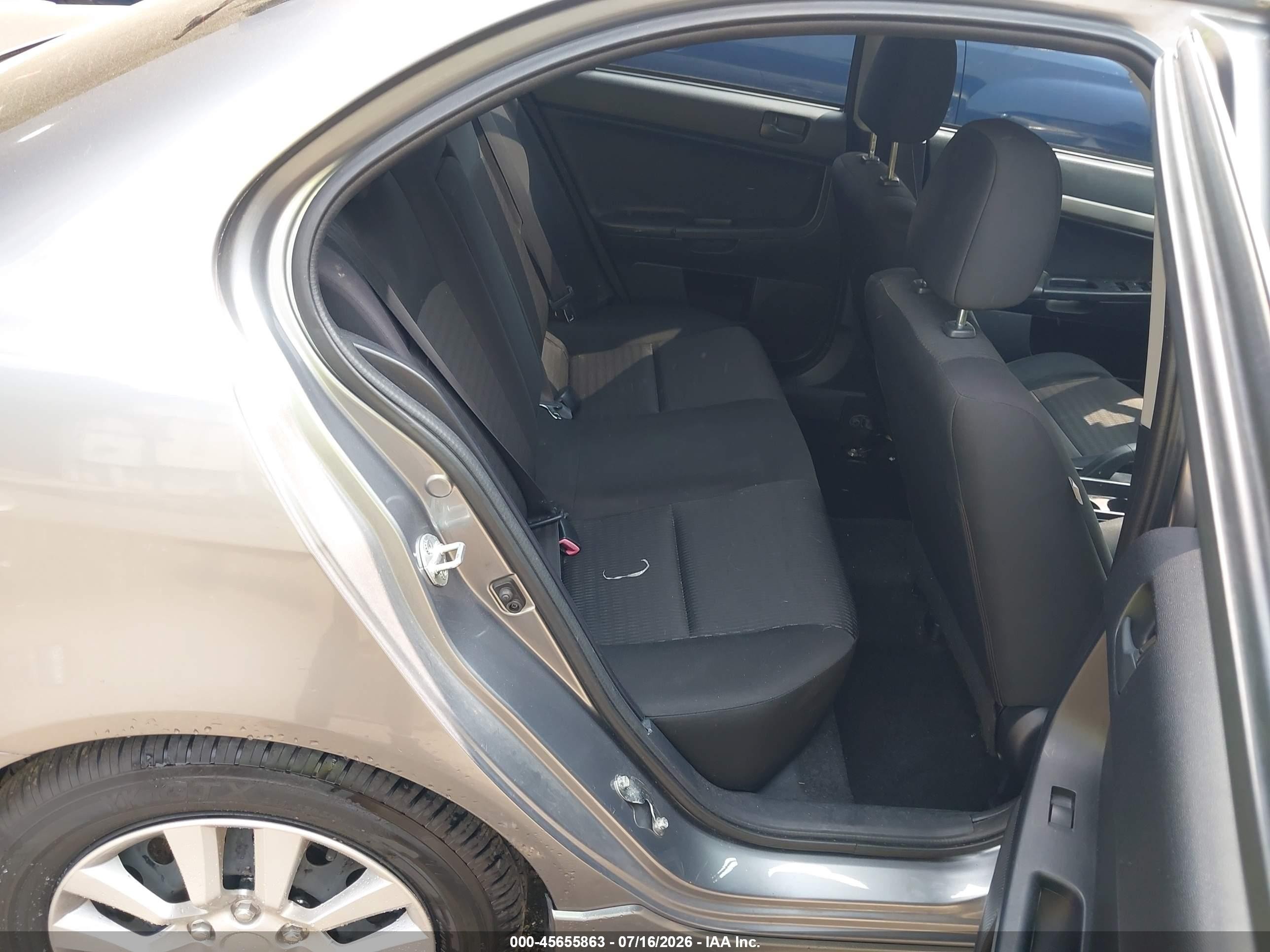 2013 Mitsubishi Lancer Es Gray vin: JA32U2FU6DU014372