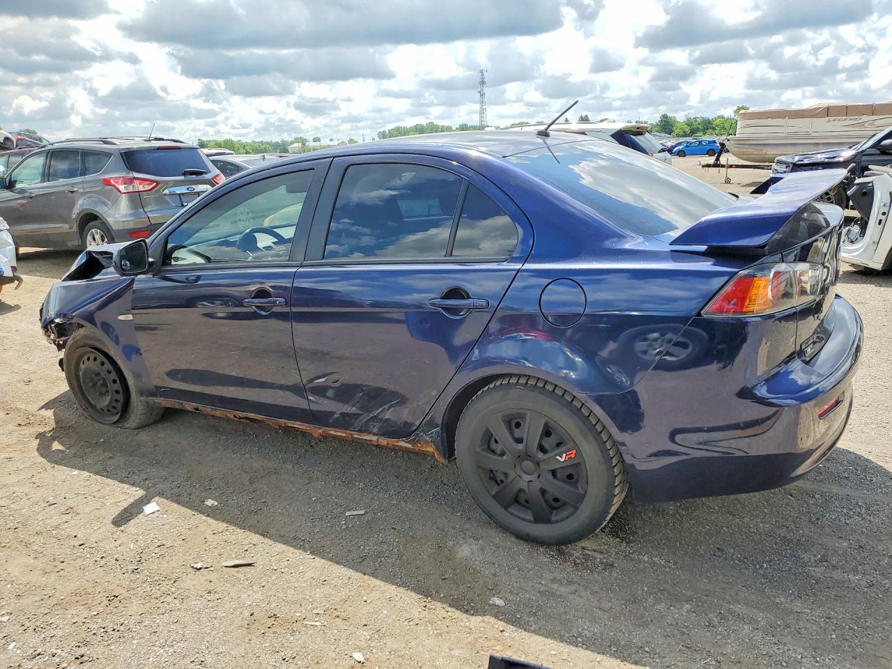 2013 Mitsubishi Lancer Es/es Sport Blue vin: JA32U2FU6DU602336