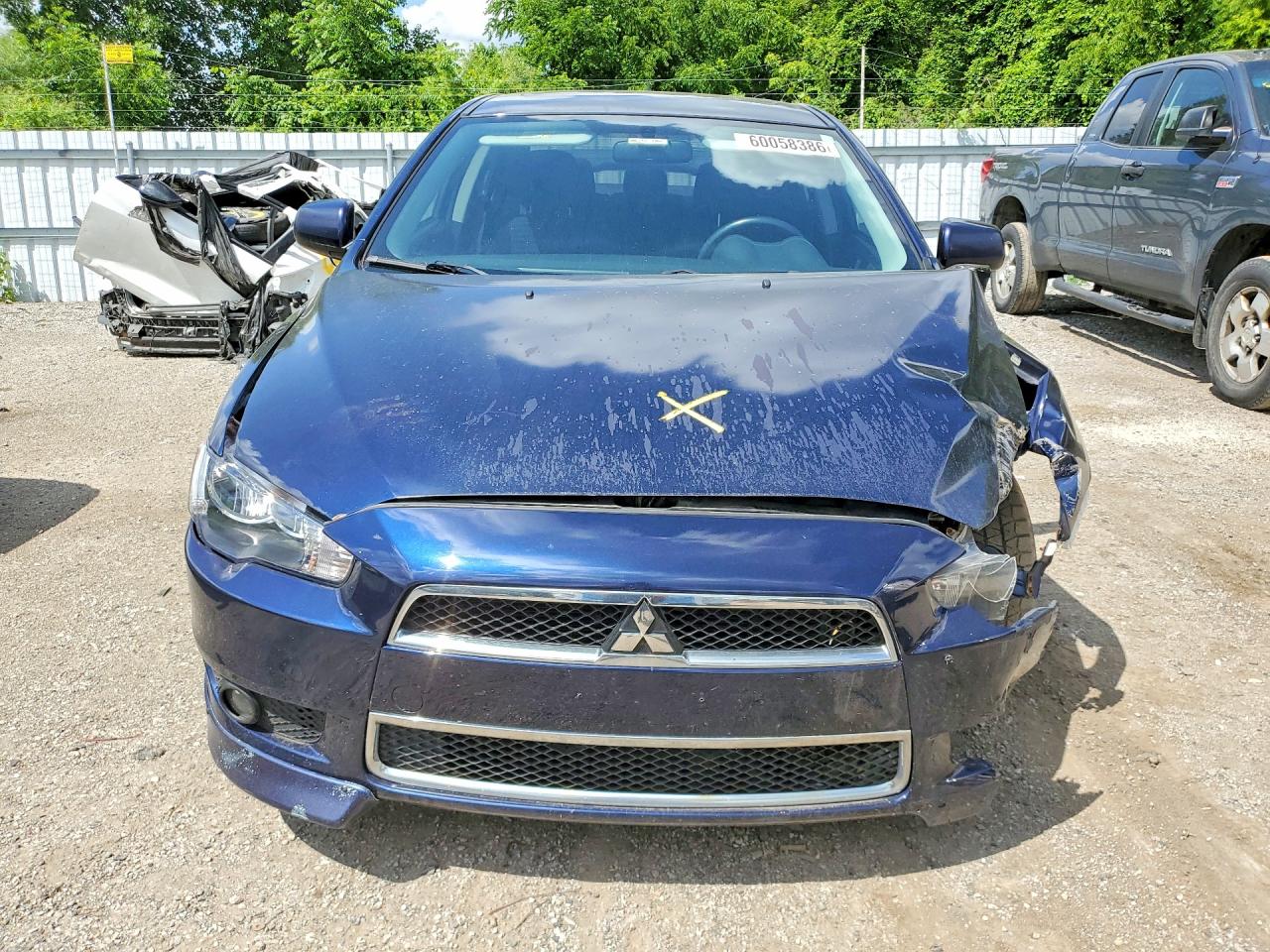 2013 Mitsubishi Lancer Es/es Sport Blue vin: JA32U2FU6DU602336