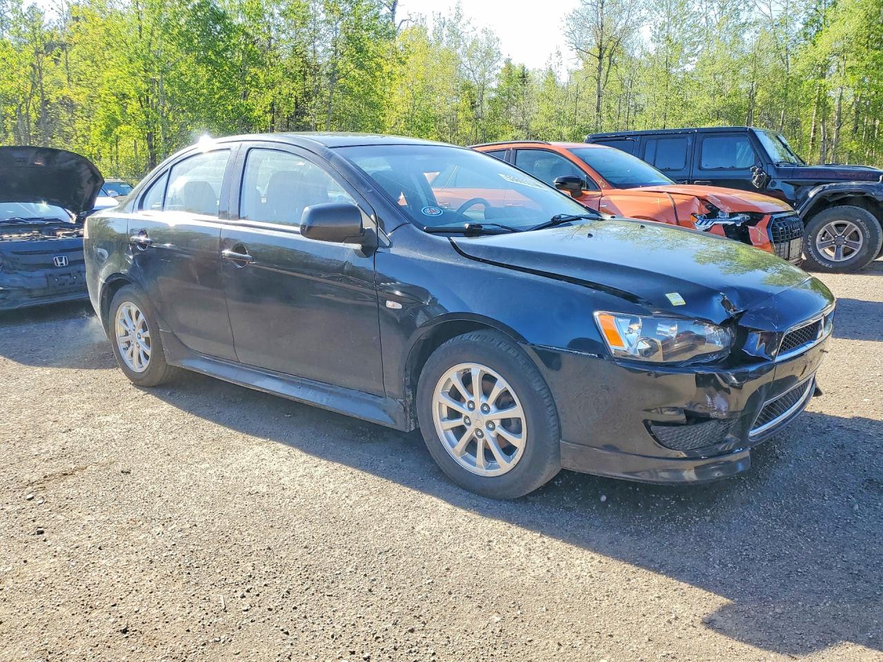 2013 Mitsubishi Lancer Es Black vin: JA32U2FU6DU609710