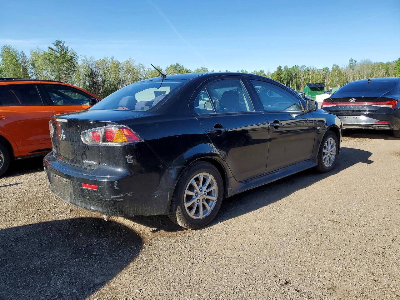 2013 Mitsubishi Lancer Es Black vin: JA32U2FU6DU609710