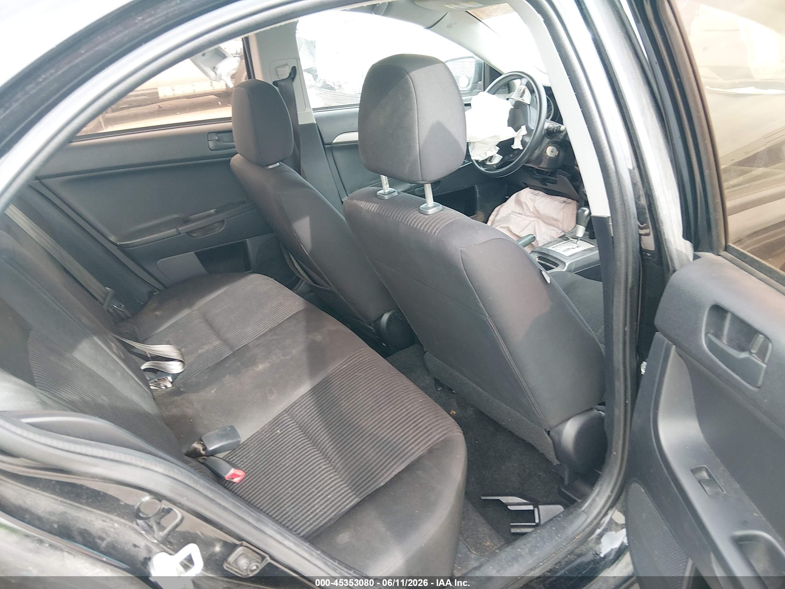 2014 Mitsubishi Lancer Es Черный vin: JA32U2FU6EU015216