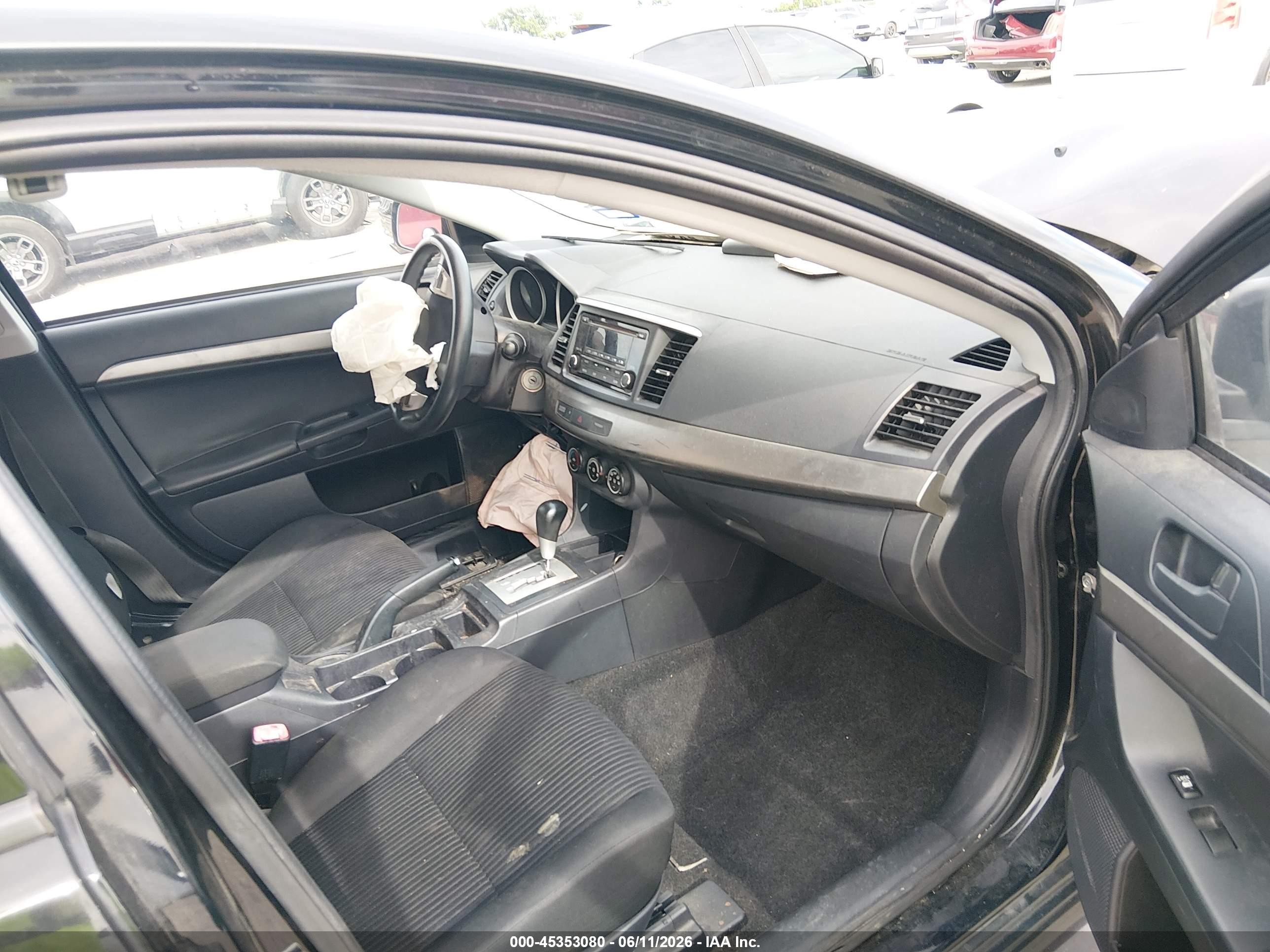 2014 Mitsubishi Lancer Es Черный vin: JA32U2FU6EU015216