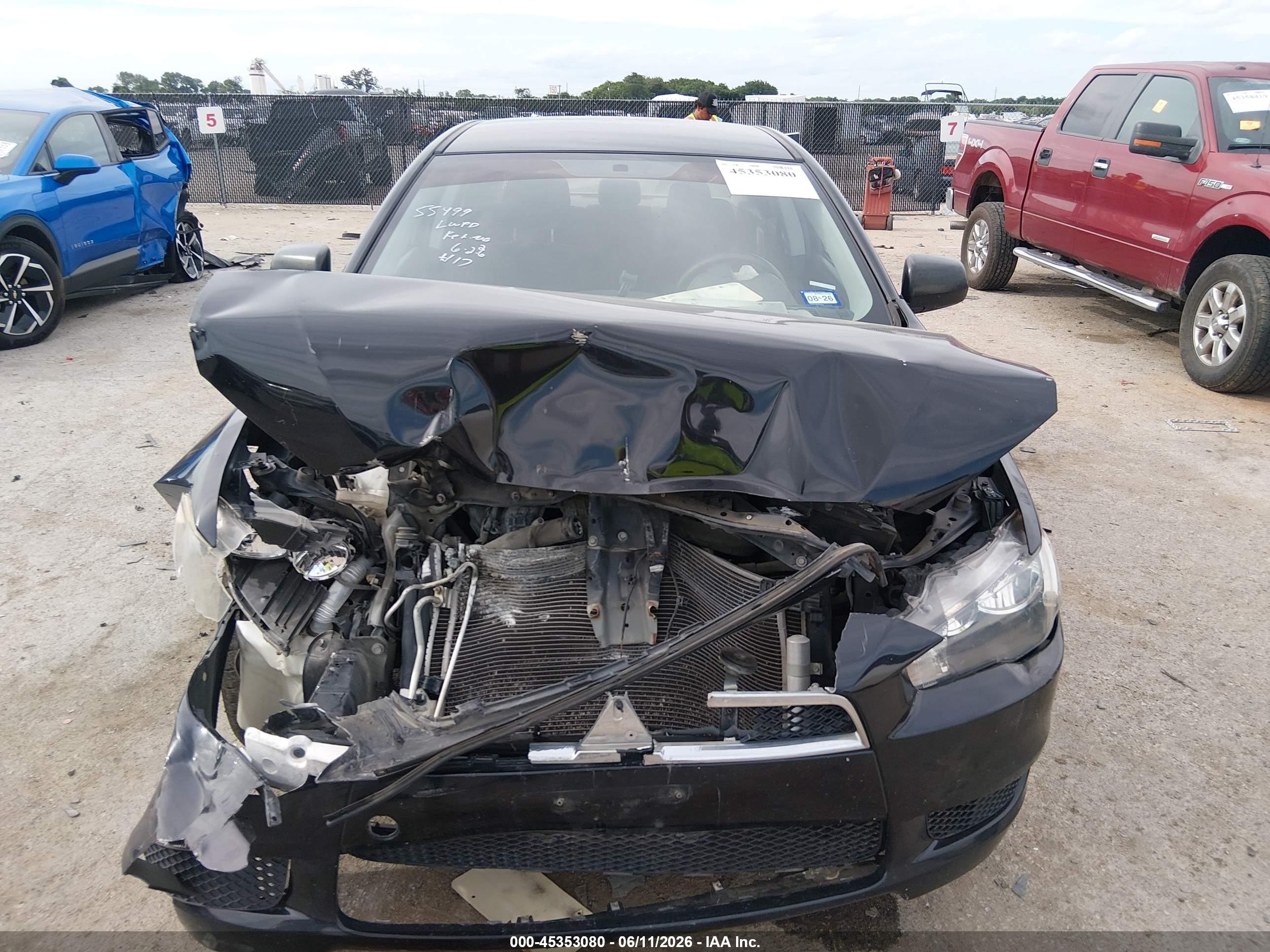 2014 Mitsubishi Lancer Es Черный vin: JA32U2FU6EU015216