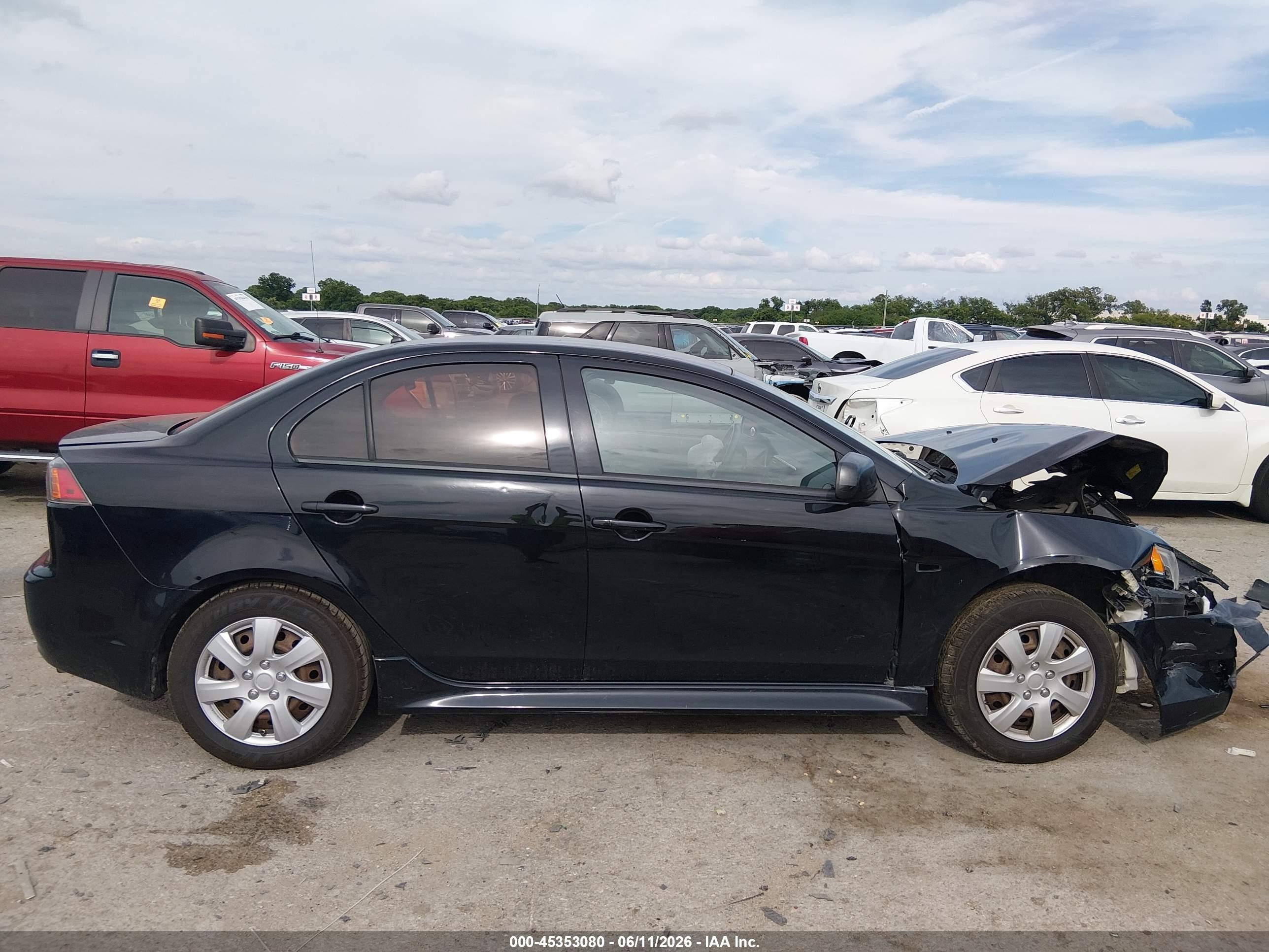 2014 Mitsubishi Lancer Es Черный vin: JA32U2FU6EU015216