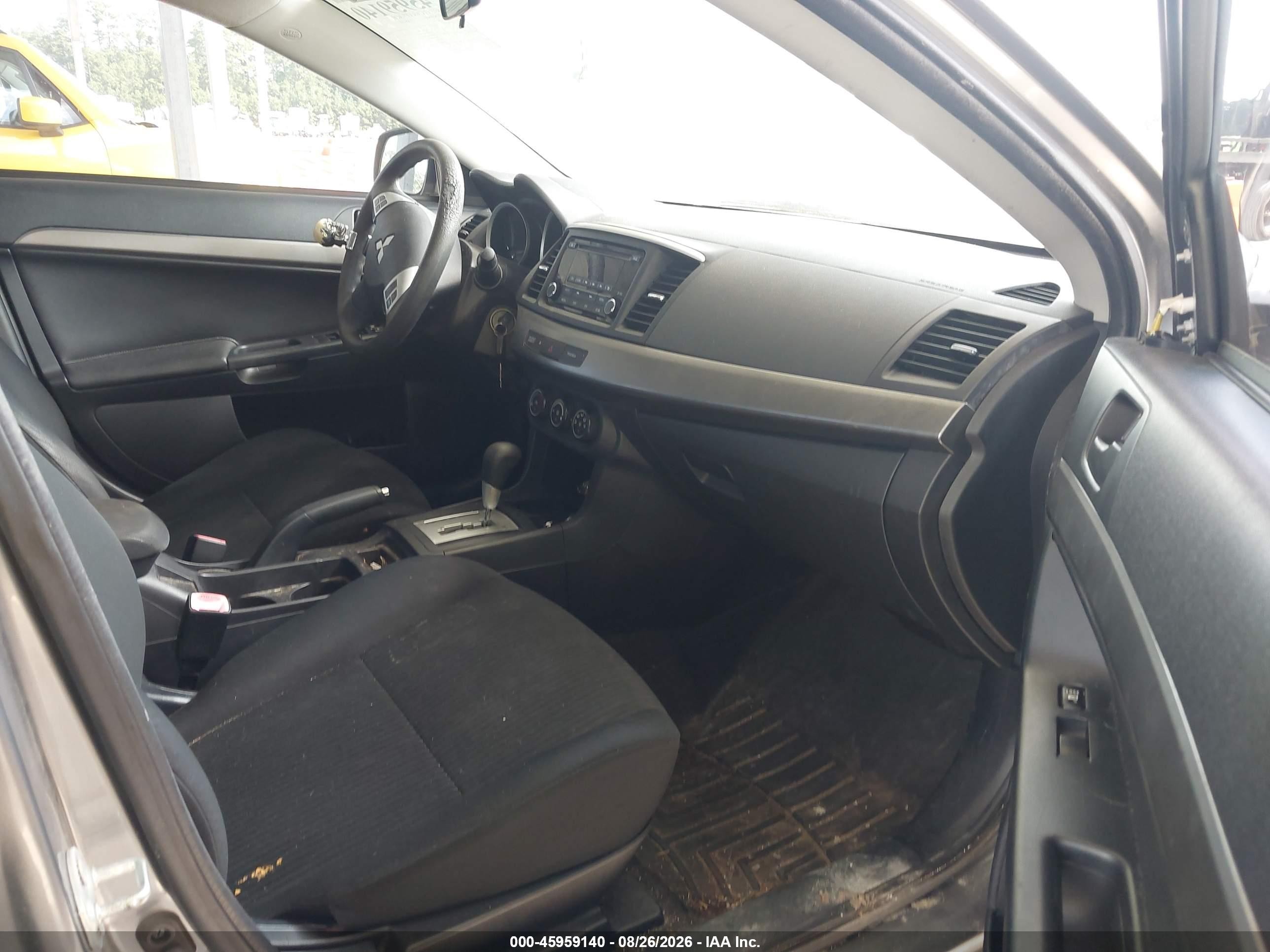 2014 Mitsubishi Lancer Es Gray vin: JA32U2FU6EU017385