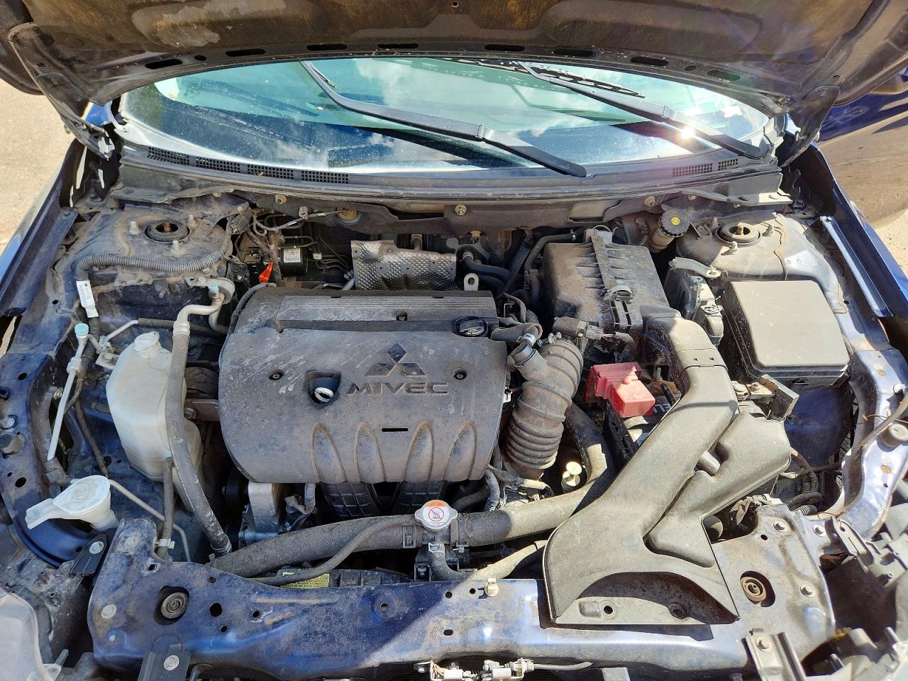 2014 Mitsubishi Lancer Es Blue vin: JA32U2FU6EU022473