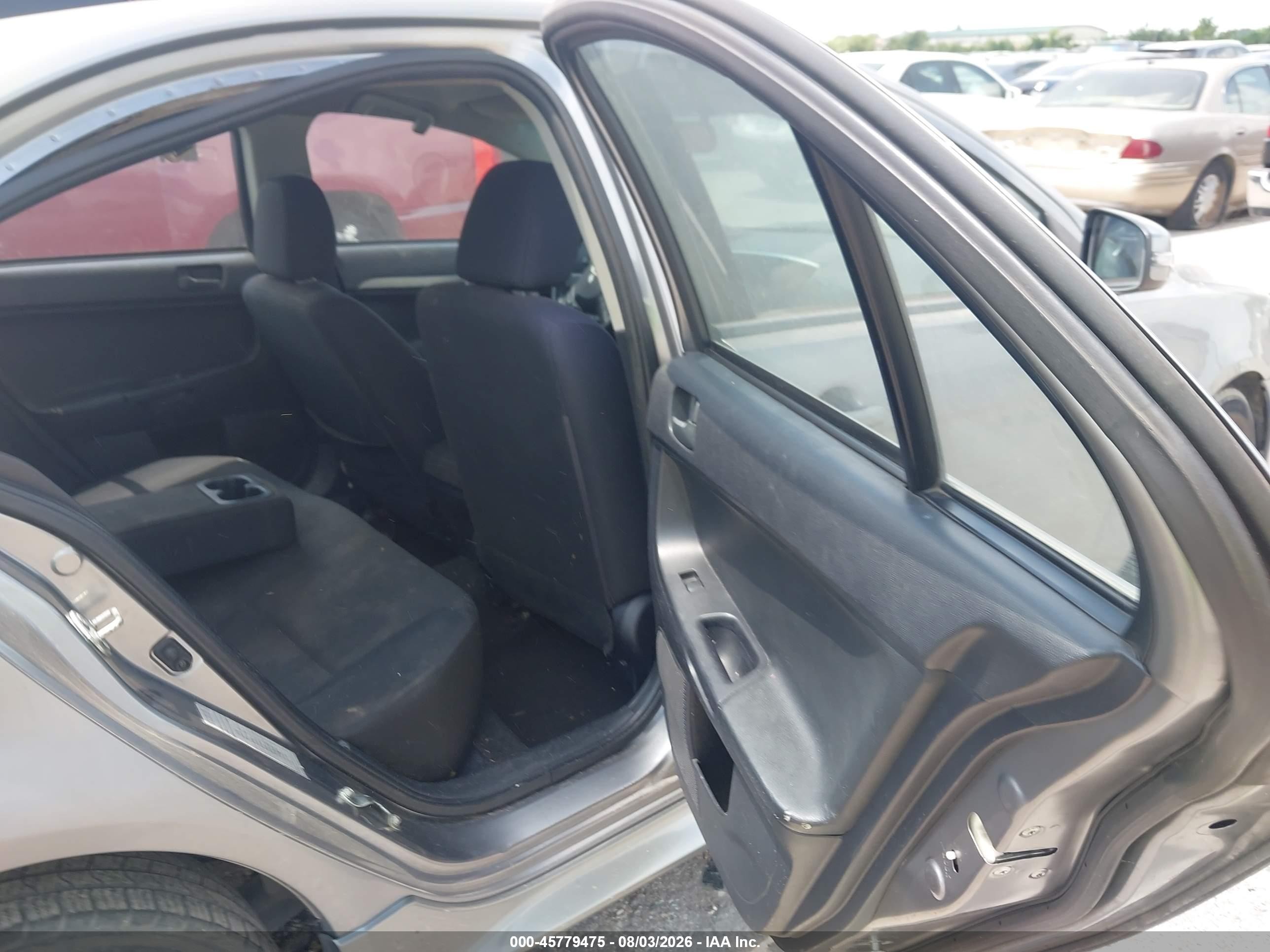 2015 Mitsubishi Lancer Es Gray vin: JA32U2FU6FU018201