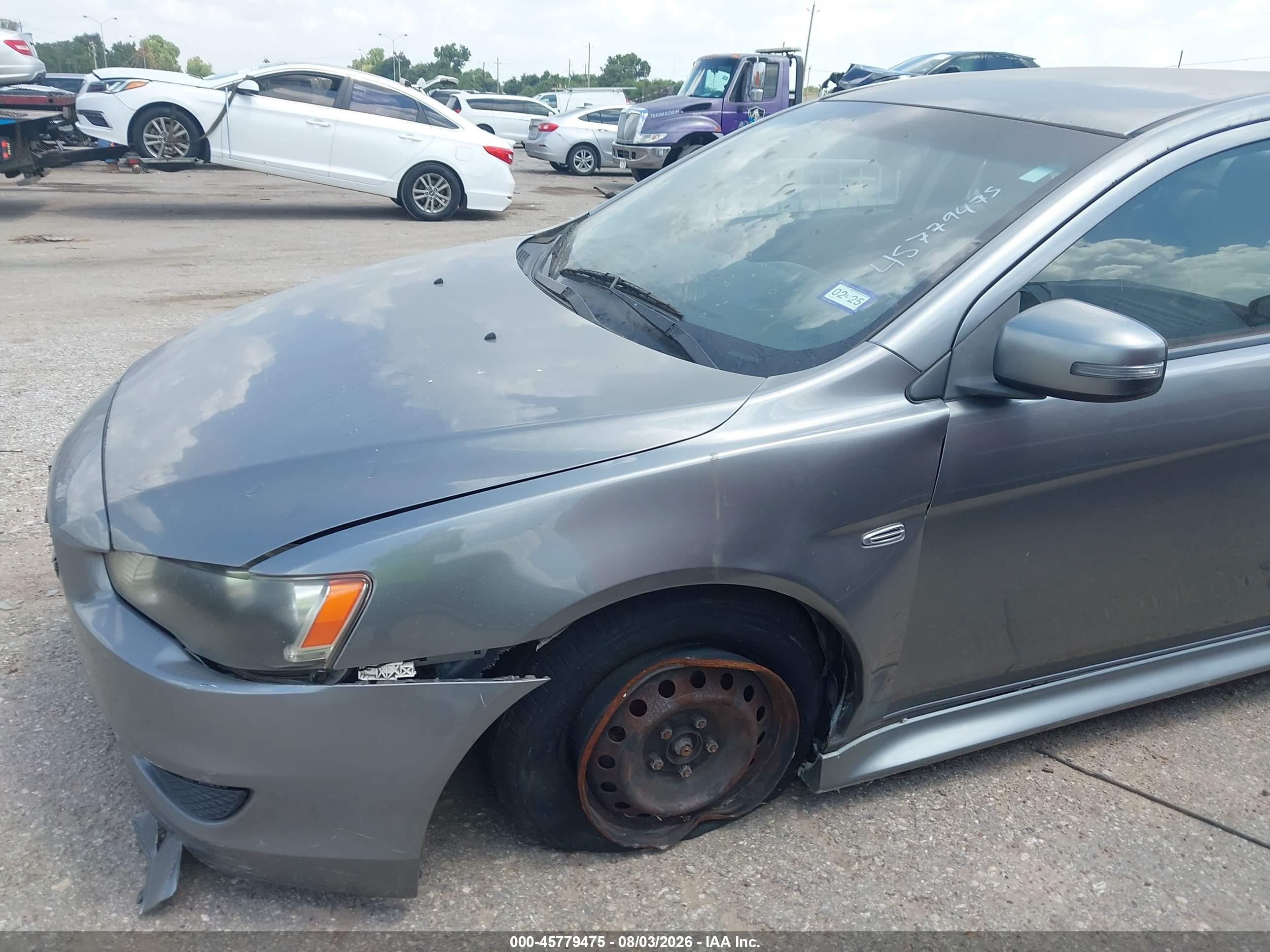 2015 Mitsubishi Lancer Es Gray vin: JA32U2FU6FU018201