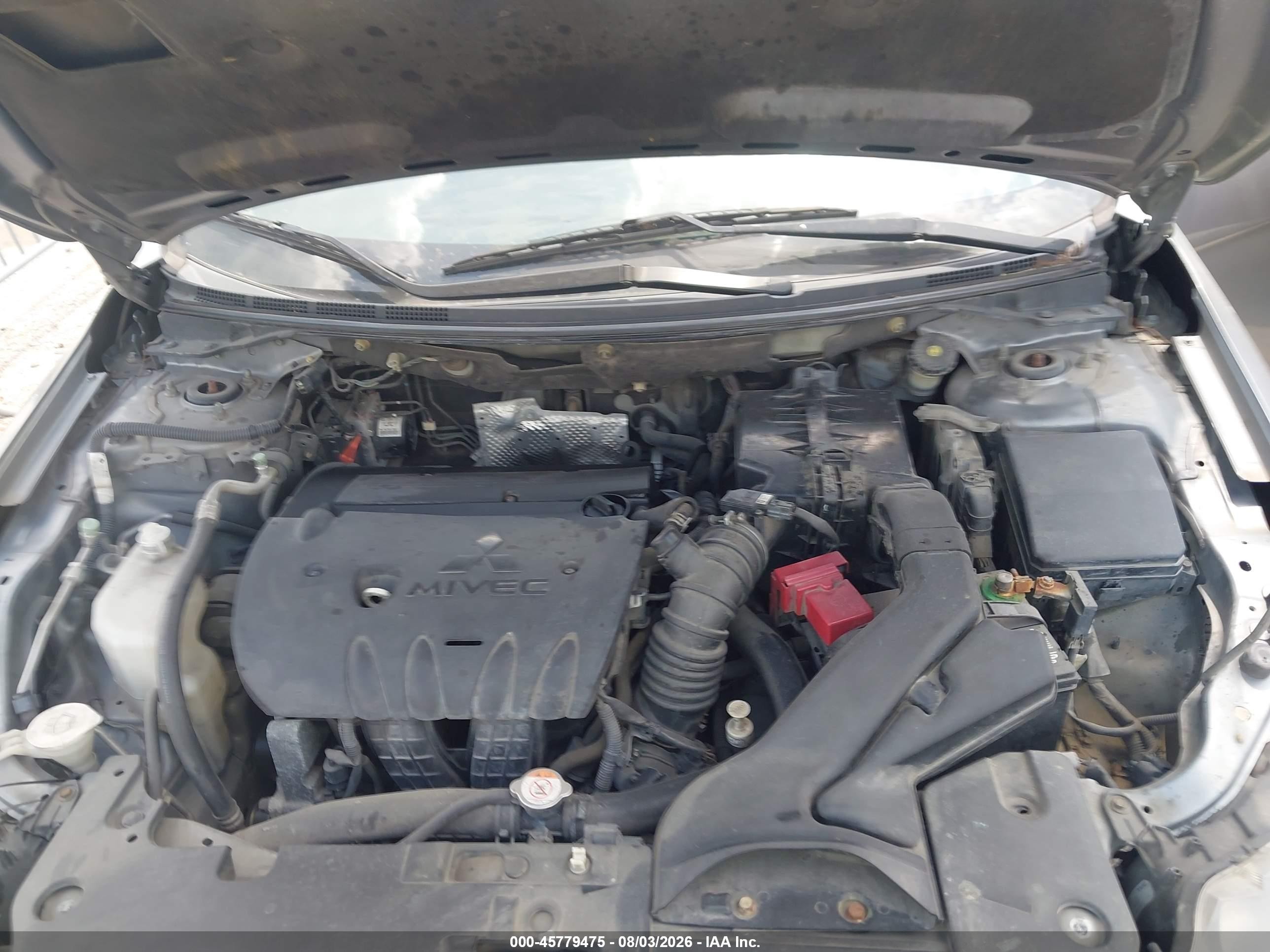 2015 Mitsubishi Lancer Es Gray vin: JA32U2FU6FU018201