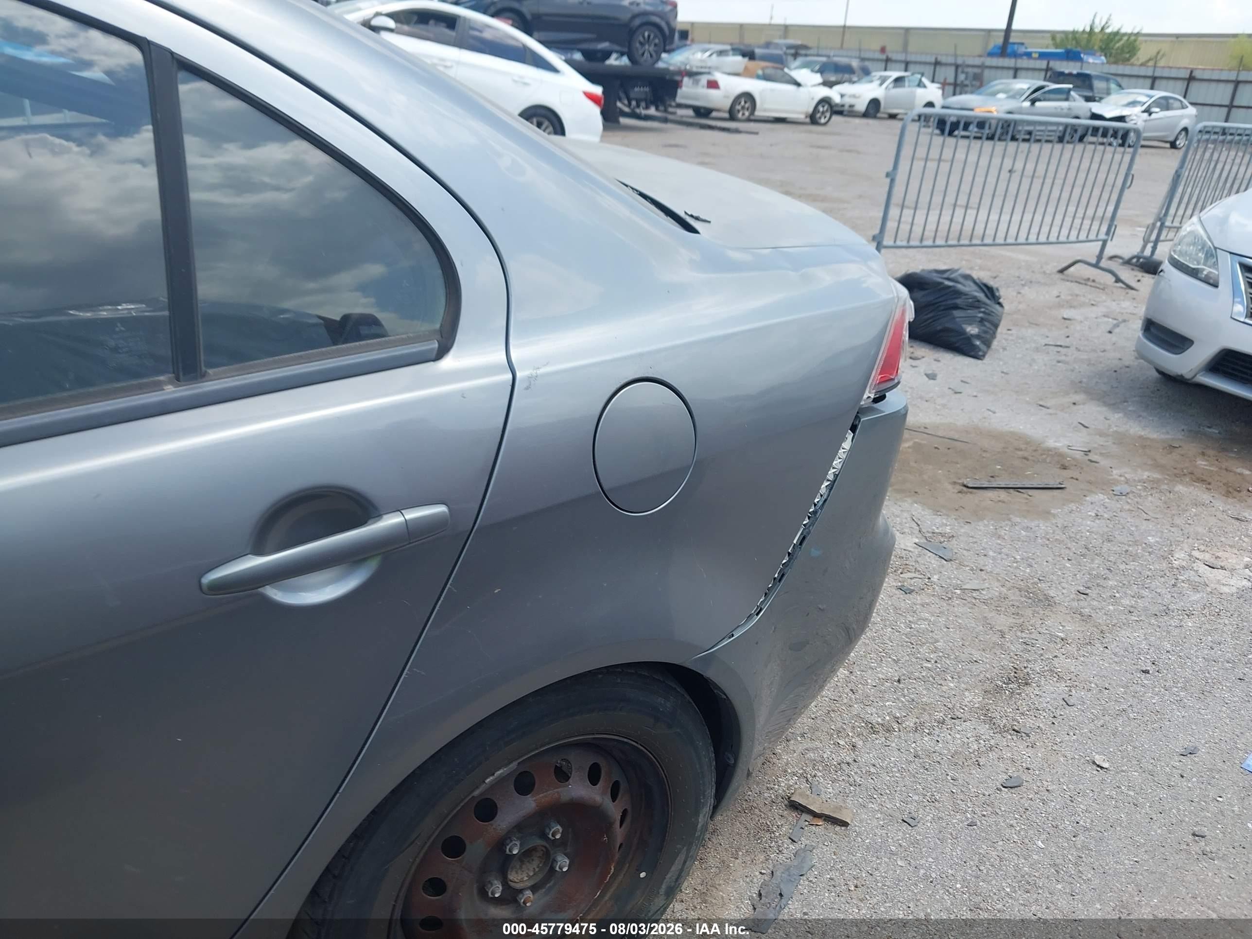 2015 Mitsubishi Lancer Es Gray vin: JA32U2FU6FU018201