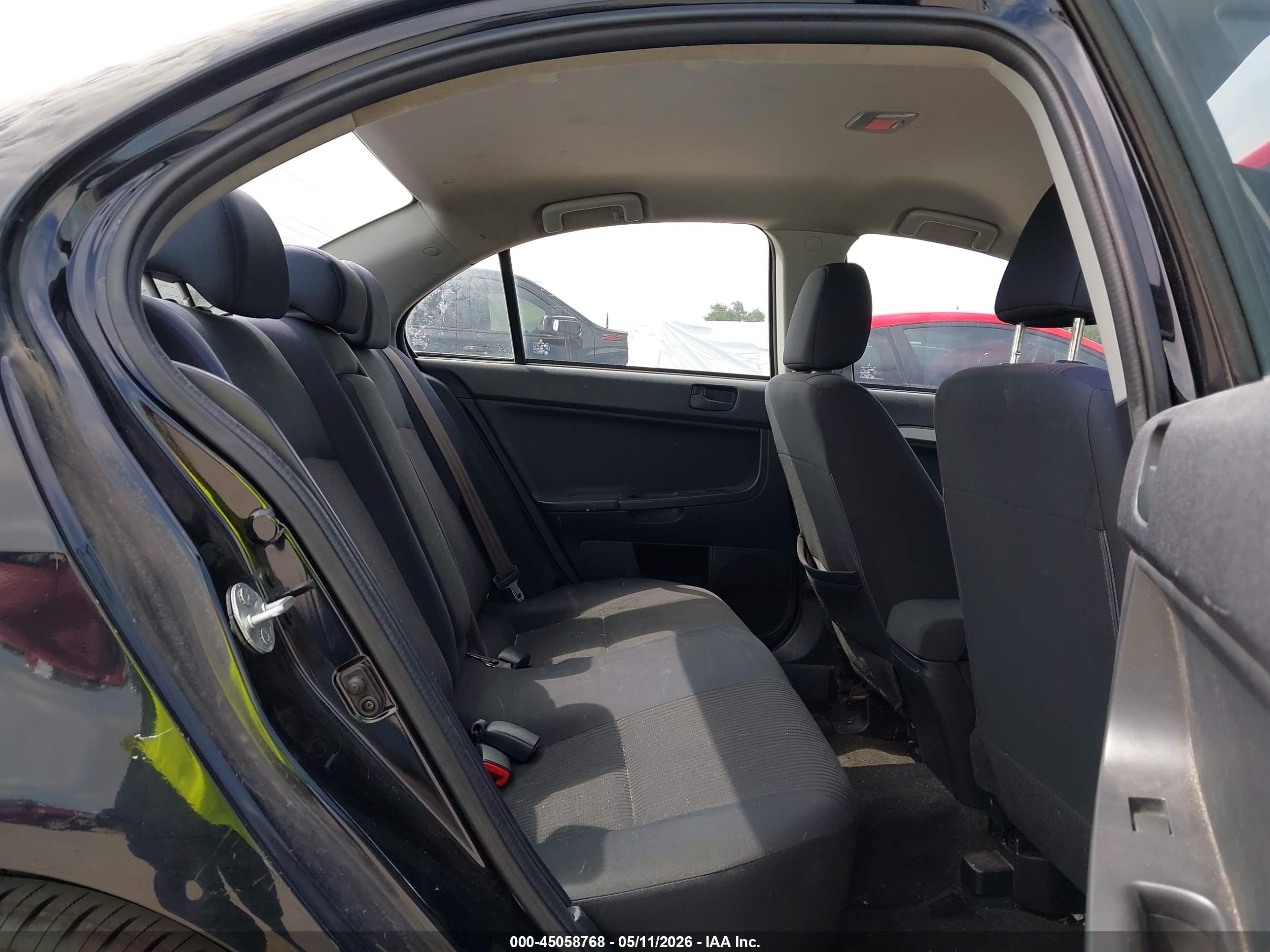 2015 Mitsubishi Lancer Es Black vin: JA32U2FU6FU019252