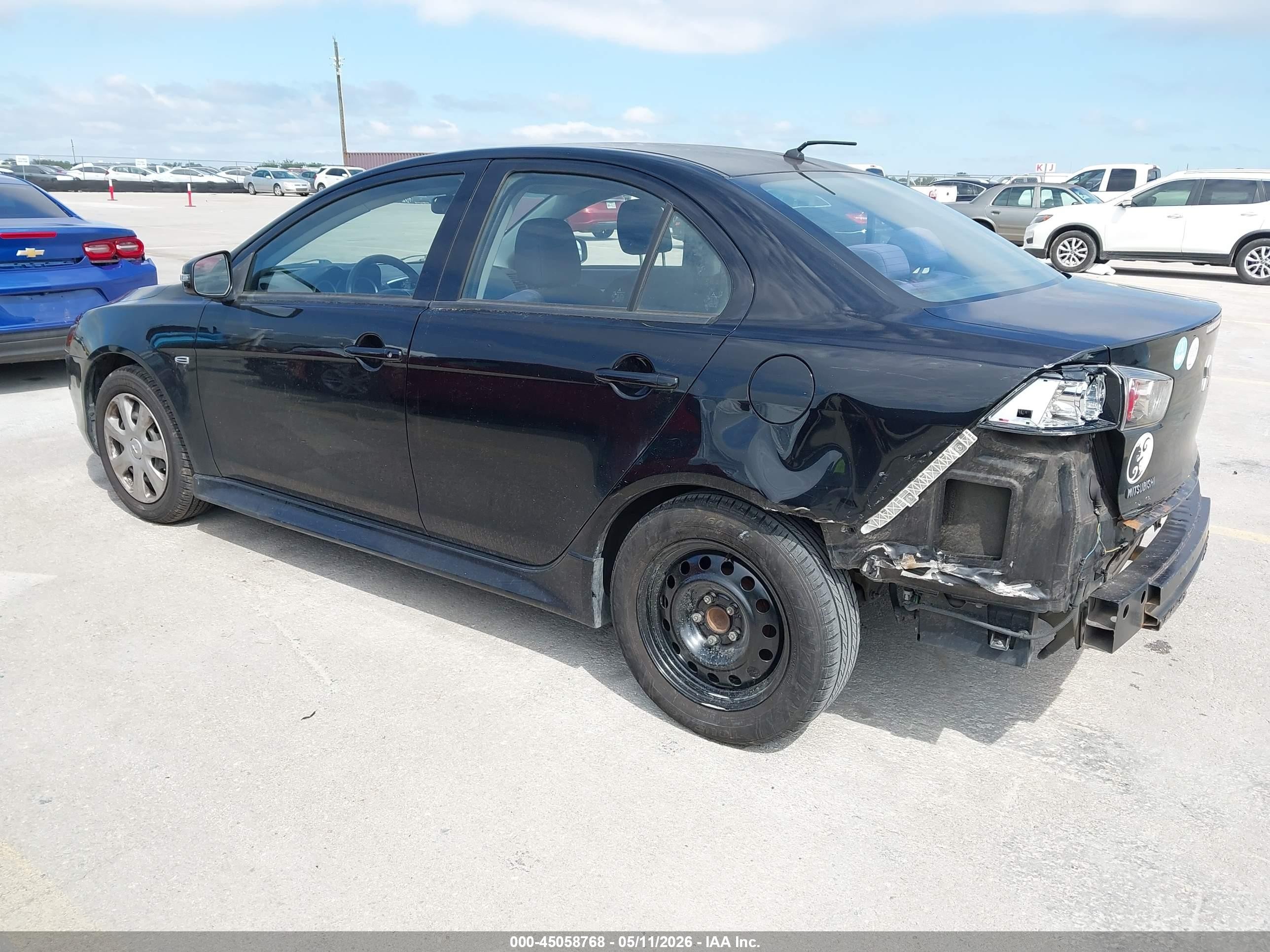 2015 Mitsubishi Lancer Es Black vin: JA32U2FU6FU019252