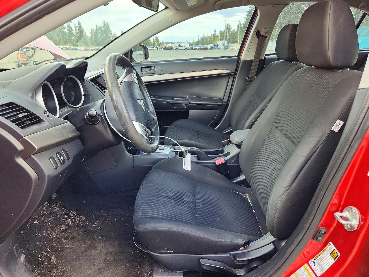 2015 Mitsubishi Lancer Es Red vin: JA32U2FU6FU022717