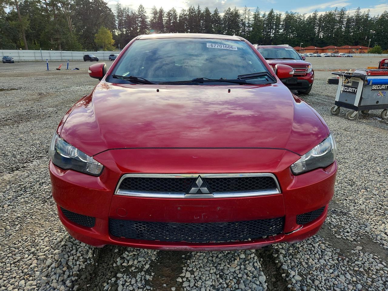 2015 Mitsubishi Lancer Es Red vin: JA32U2FU6FU022717
