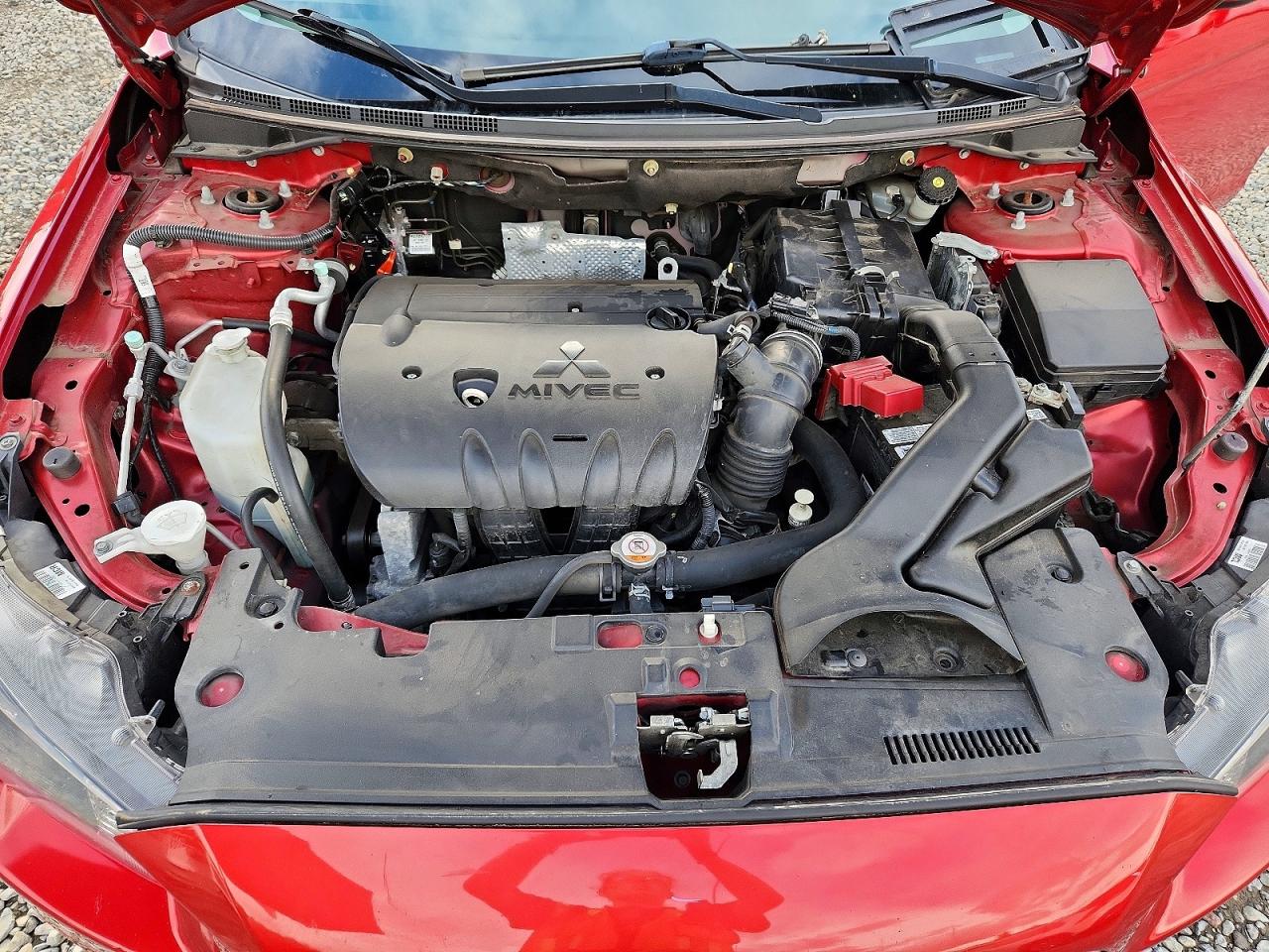 2015 Mitsubishi Lancer Es Red vin: JA32U2FU6FU022717