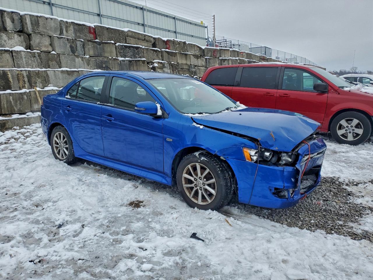 2015 Mitsubishi Lancer Es Синий vin: JA32U2FU6FU023558