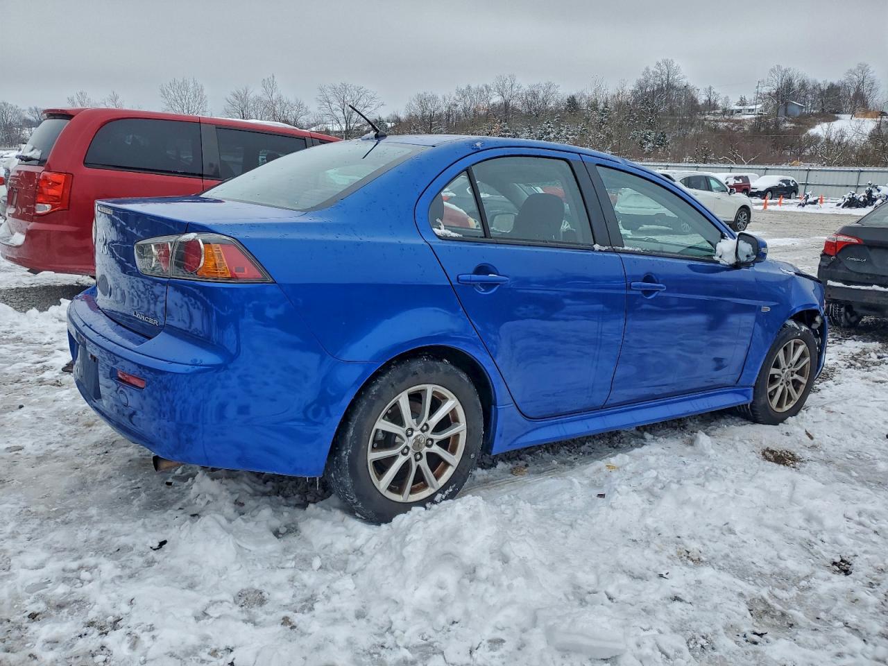 2015 Mitsubishi Lancer Es Синий vin: JA32U2FU6FU023558