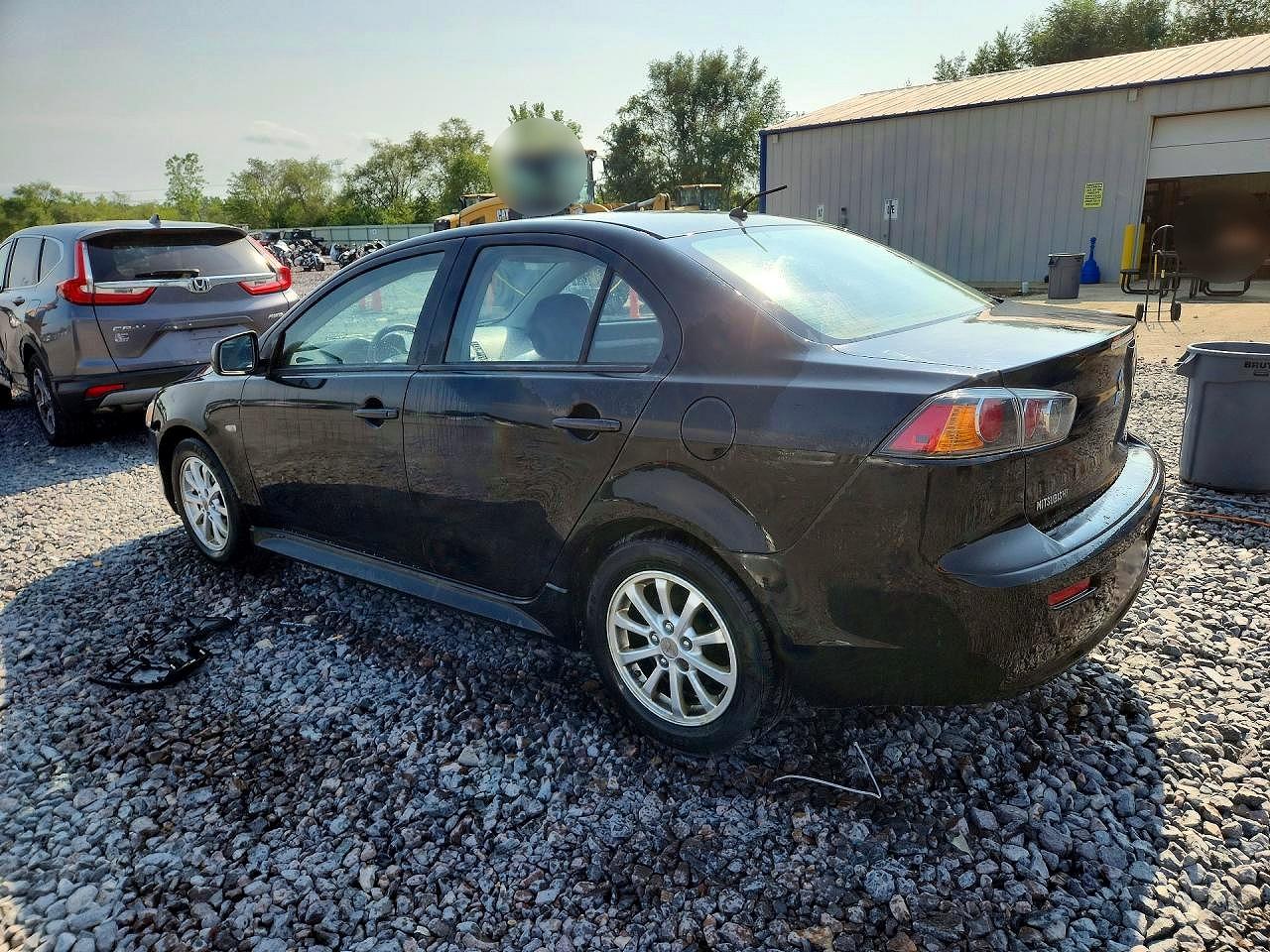 2012 Mitsubishi Lancer Es/es Sport Черный vin: JA32U2FU7CU032202