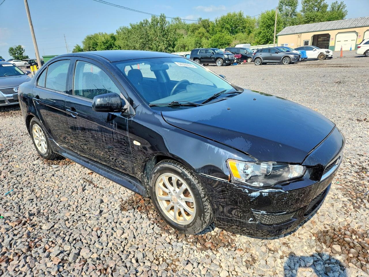 2012 Mitsubishi Lancer Es/es Sport Черный vin: JA32U2FU7CU032202