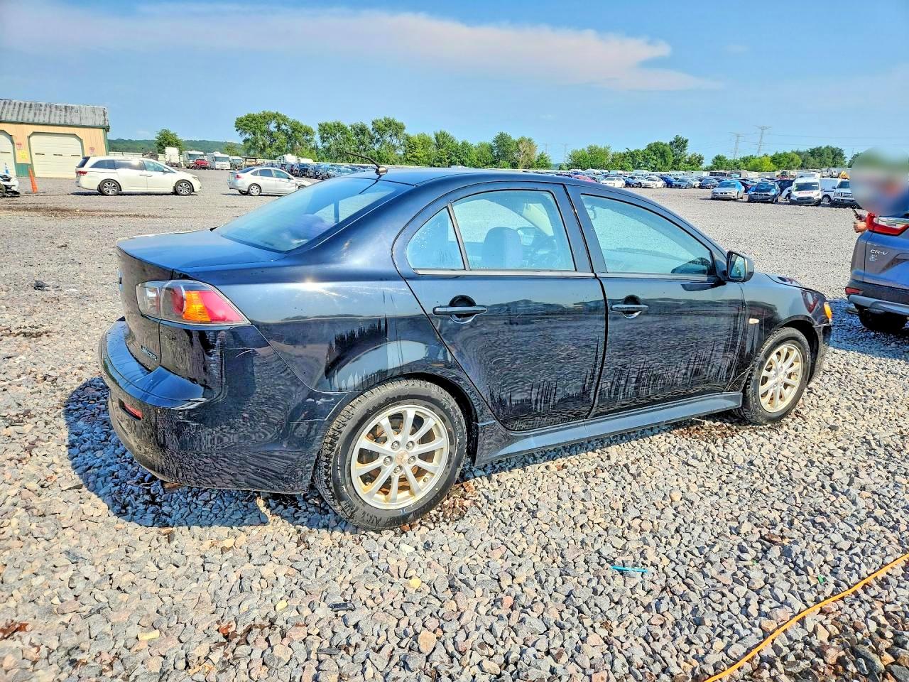 2012 Mitsubishi Lancer Es/es Sport Черный vin: JA32U2FU7CU032202