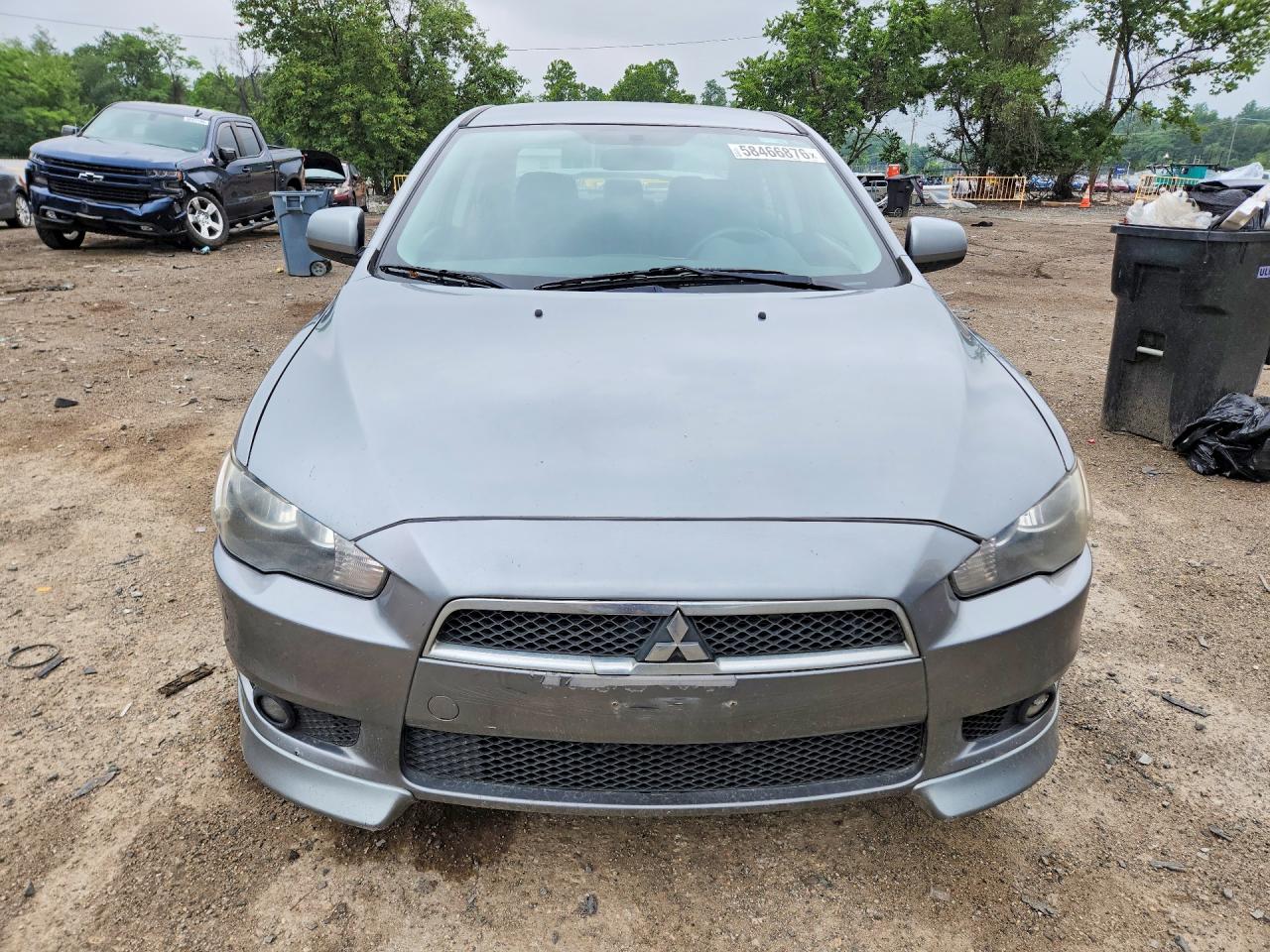 2014 Mitsubishi Lancer Es/es Sport Silver vin: JA32U2FU7EU003169