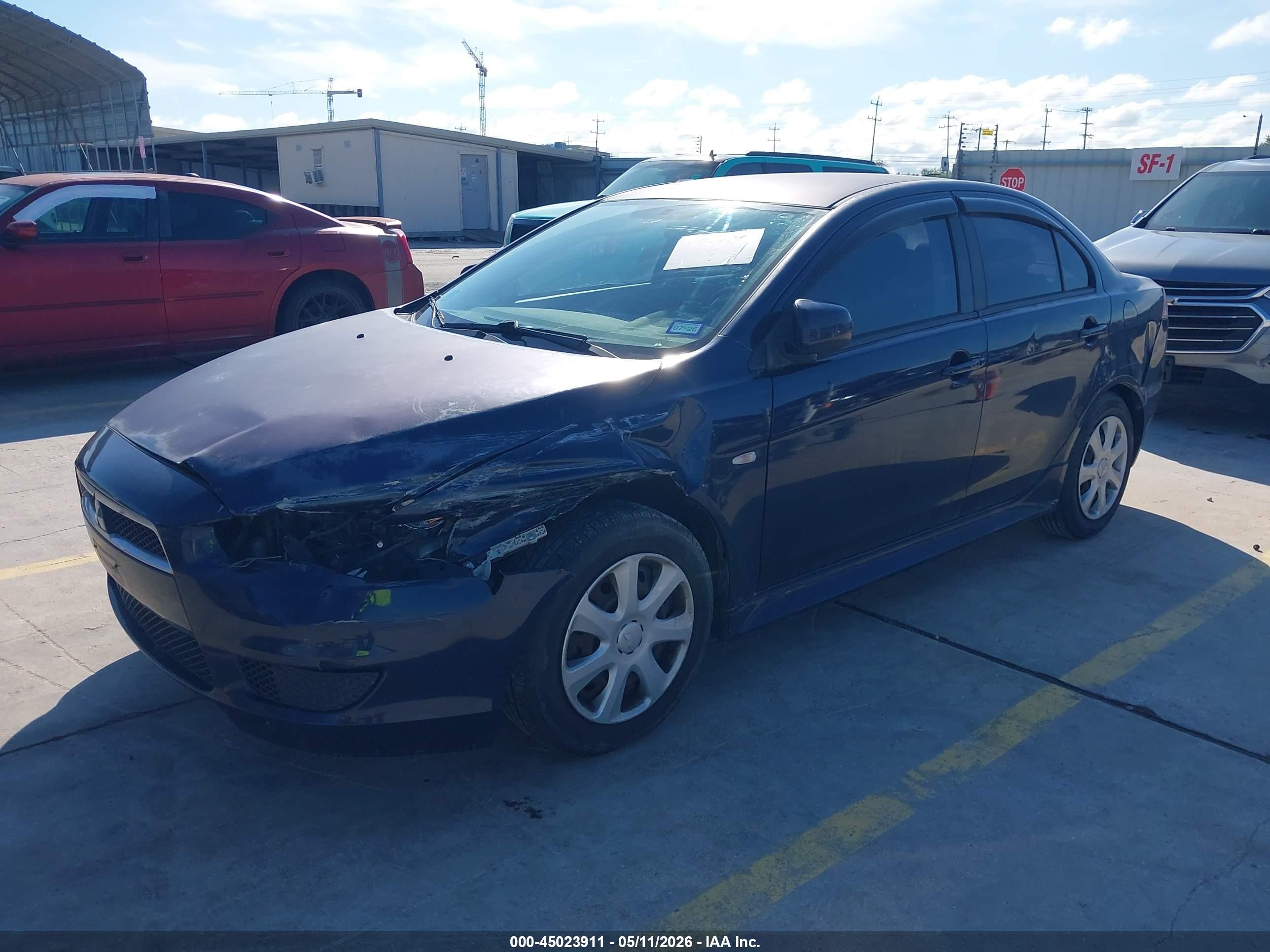 2014 Mitsubishi Lancer Es Dark Blue vin: JA32U2FU7EU003740