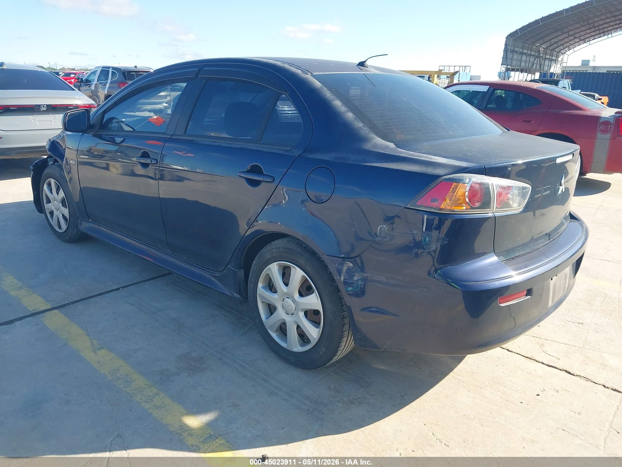 2014 Mitsubishi Lancer Es Dark Blue vin: JA32U2FU7EU003740