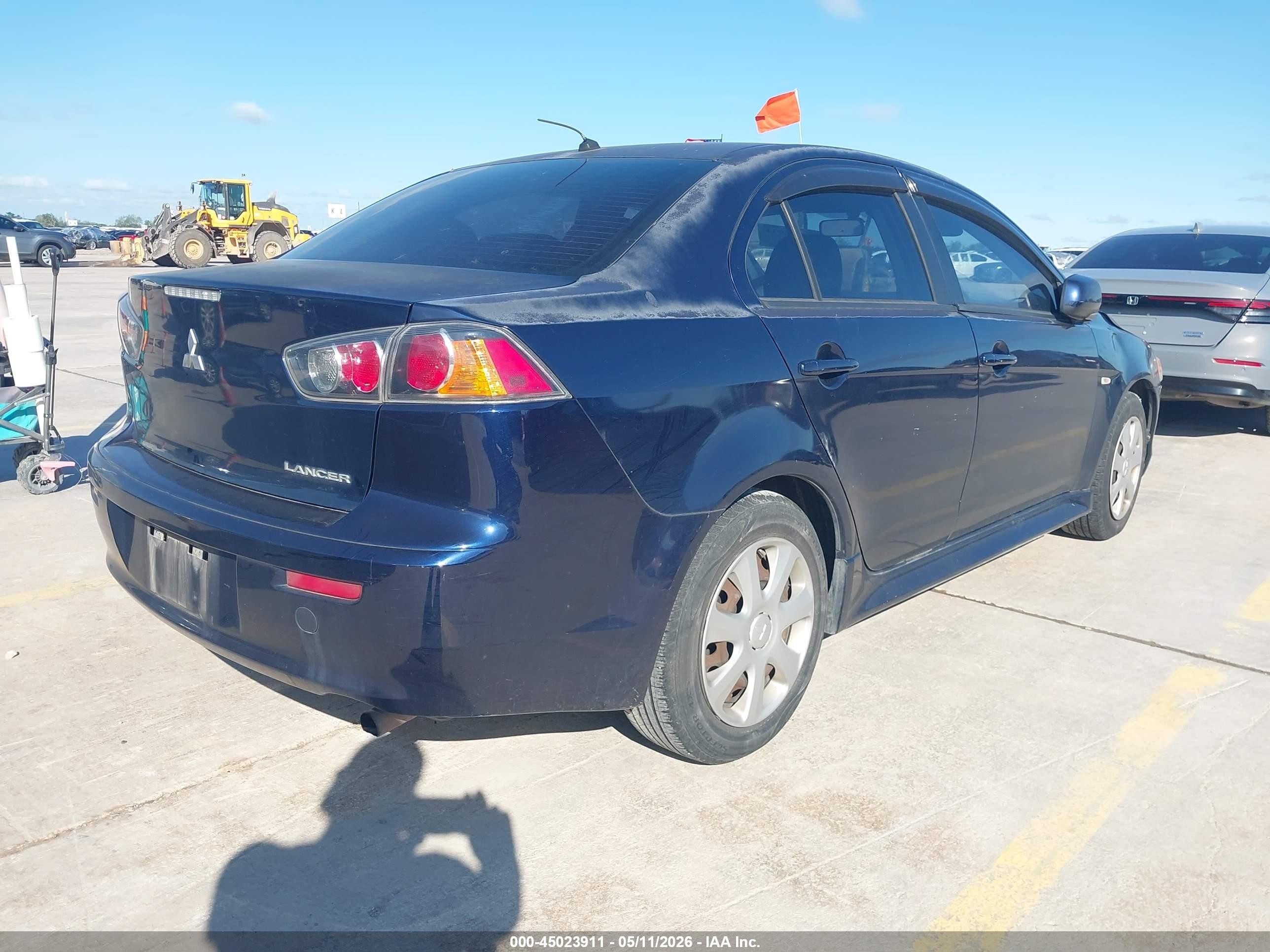 2014 Mitsubishi Lancer Es Dark Blue vin: JA32U2FU7EU003740