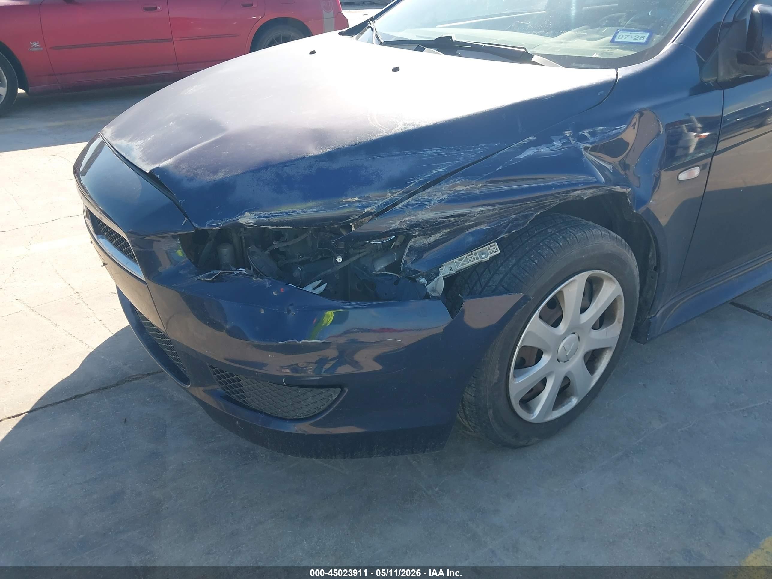 2014 Mitsubishi Lancer Es Dark Blue vin: JA32U2FU7EU003740
