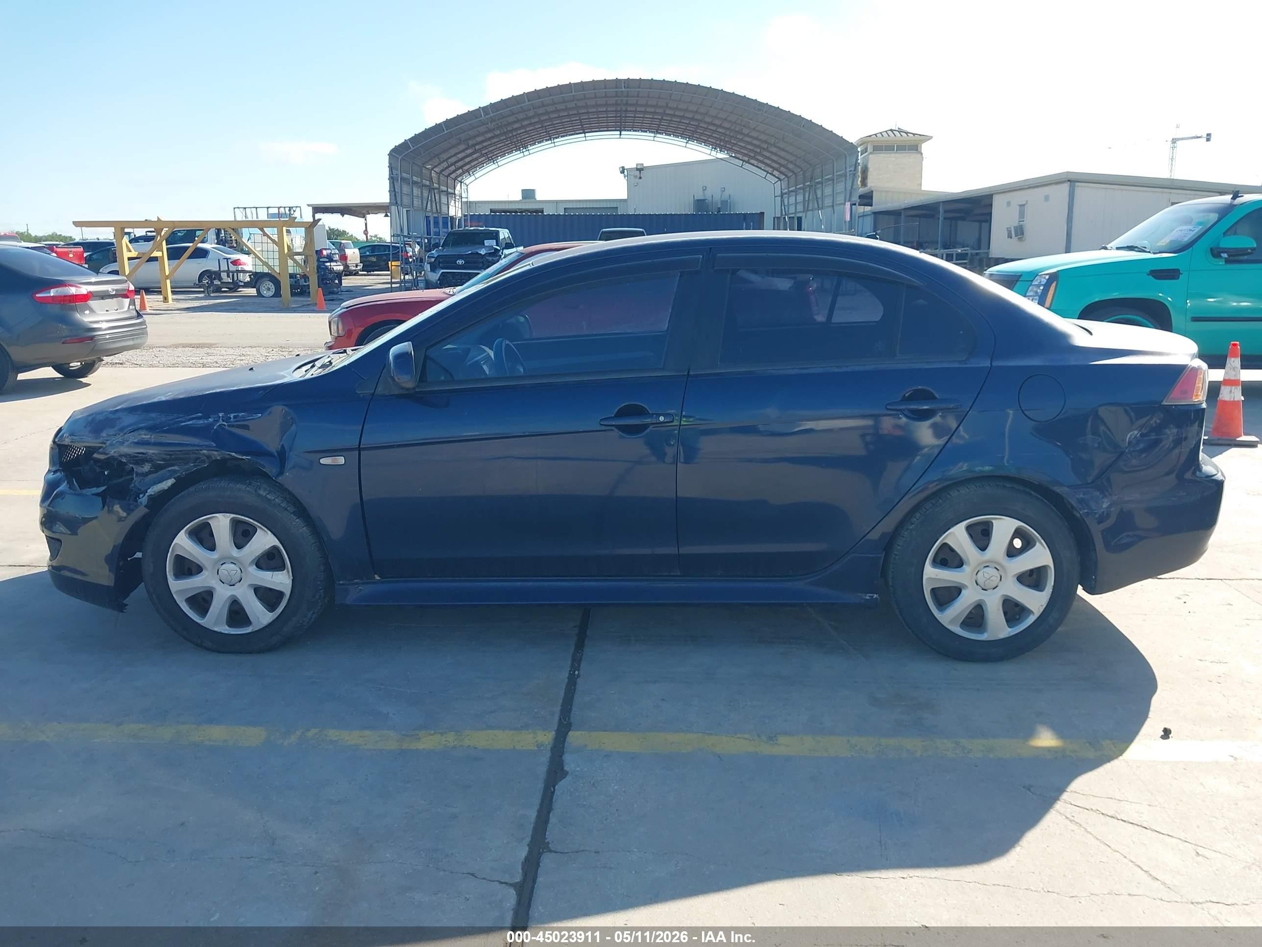 2014 Mitsubishi Lancer Es Dark Blue vin: JA32U2FU7EU003740