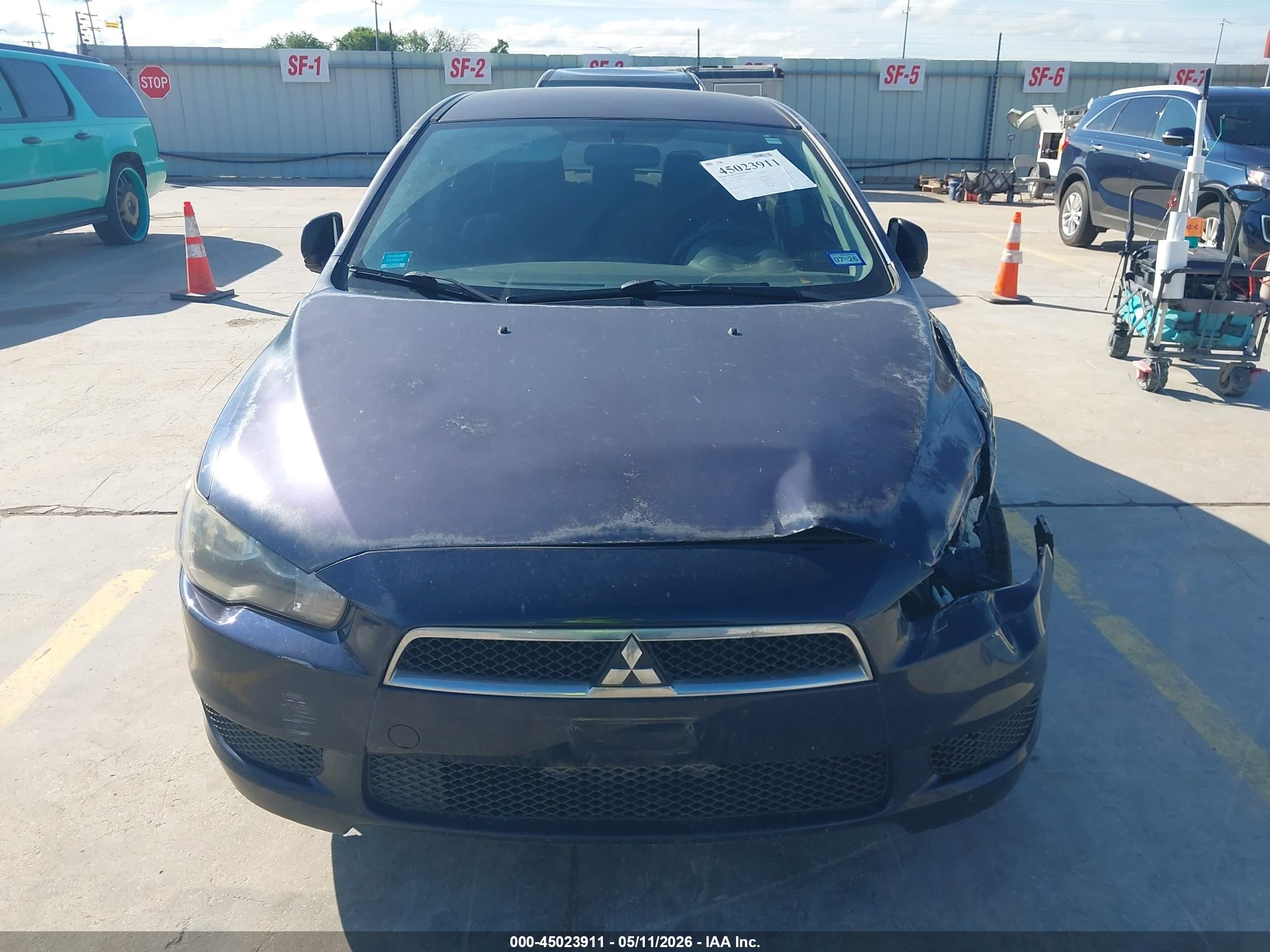 2014 Mitsubishi Lancer Es Dark Blue vin: JA32U2FU7EU003740