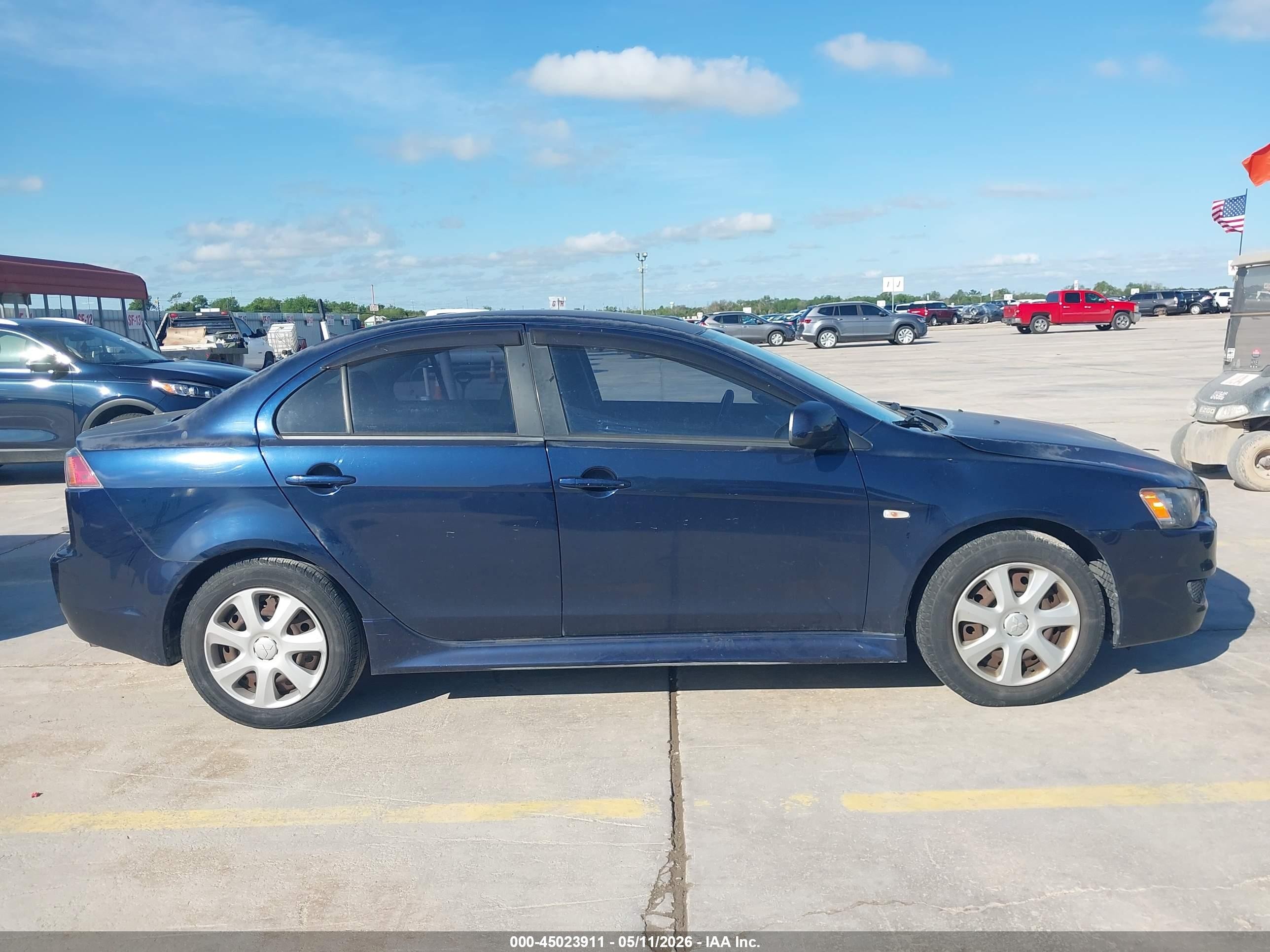 2014 Mitsubishi Lancer Es Dark Blue vin: JA32U2FU7EU003740