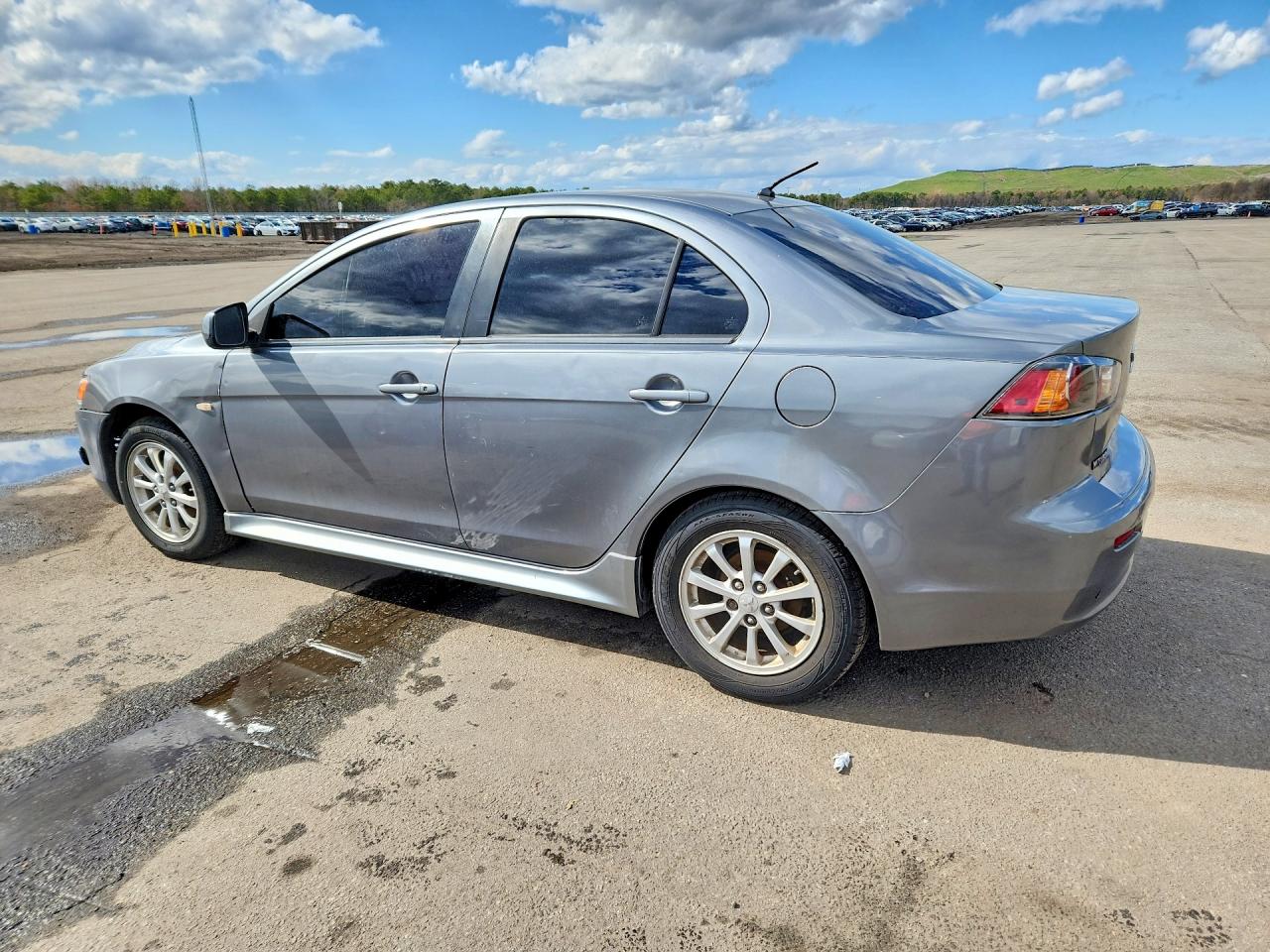 2014 Mitsubishi Lancer Silver vin: JA32U2FU7EU011174