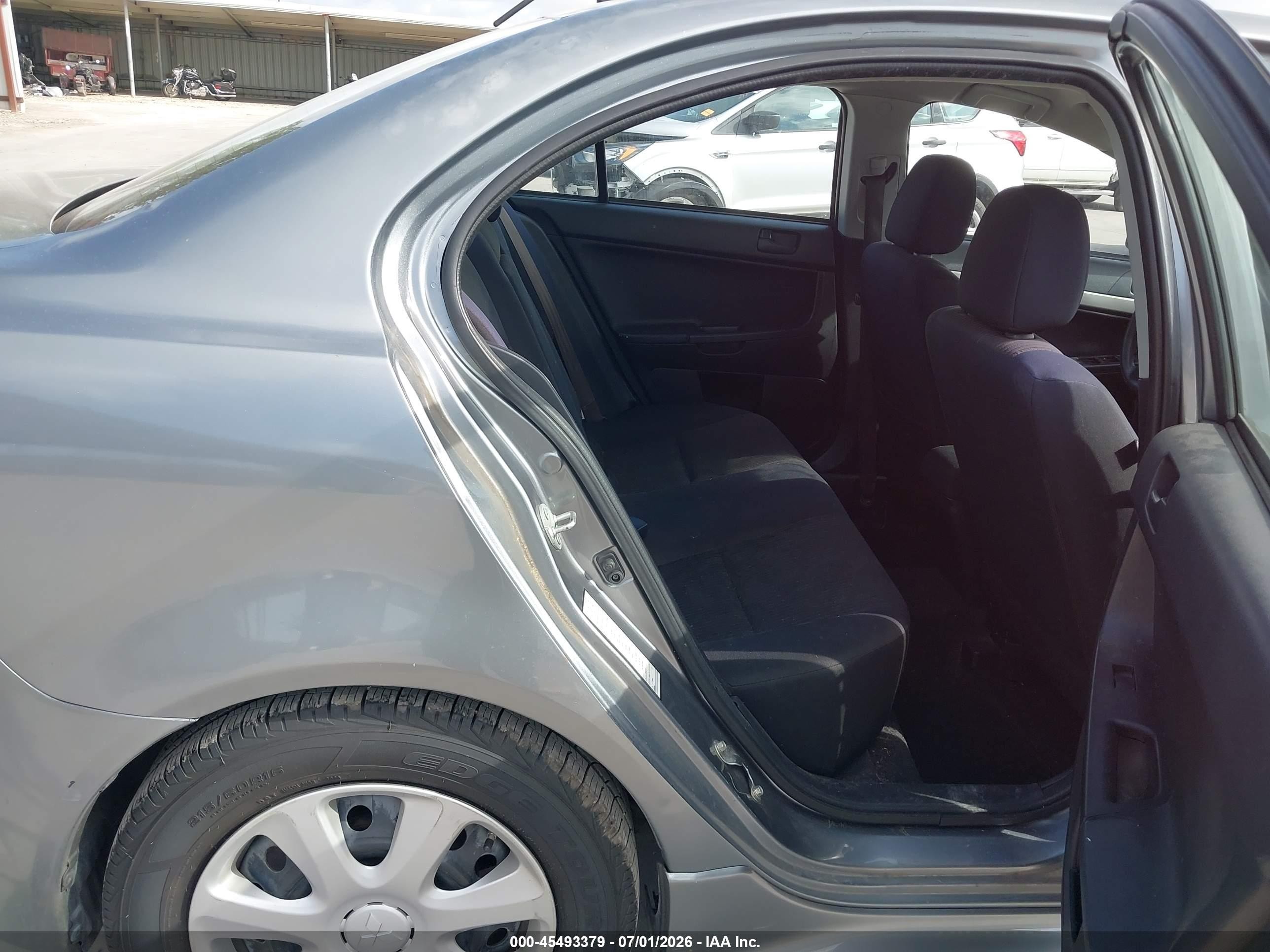 2014 Mitsubishi Lancer Es Gray vin: JA32U2FU7EU013538
