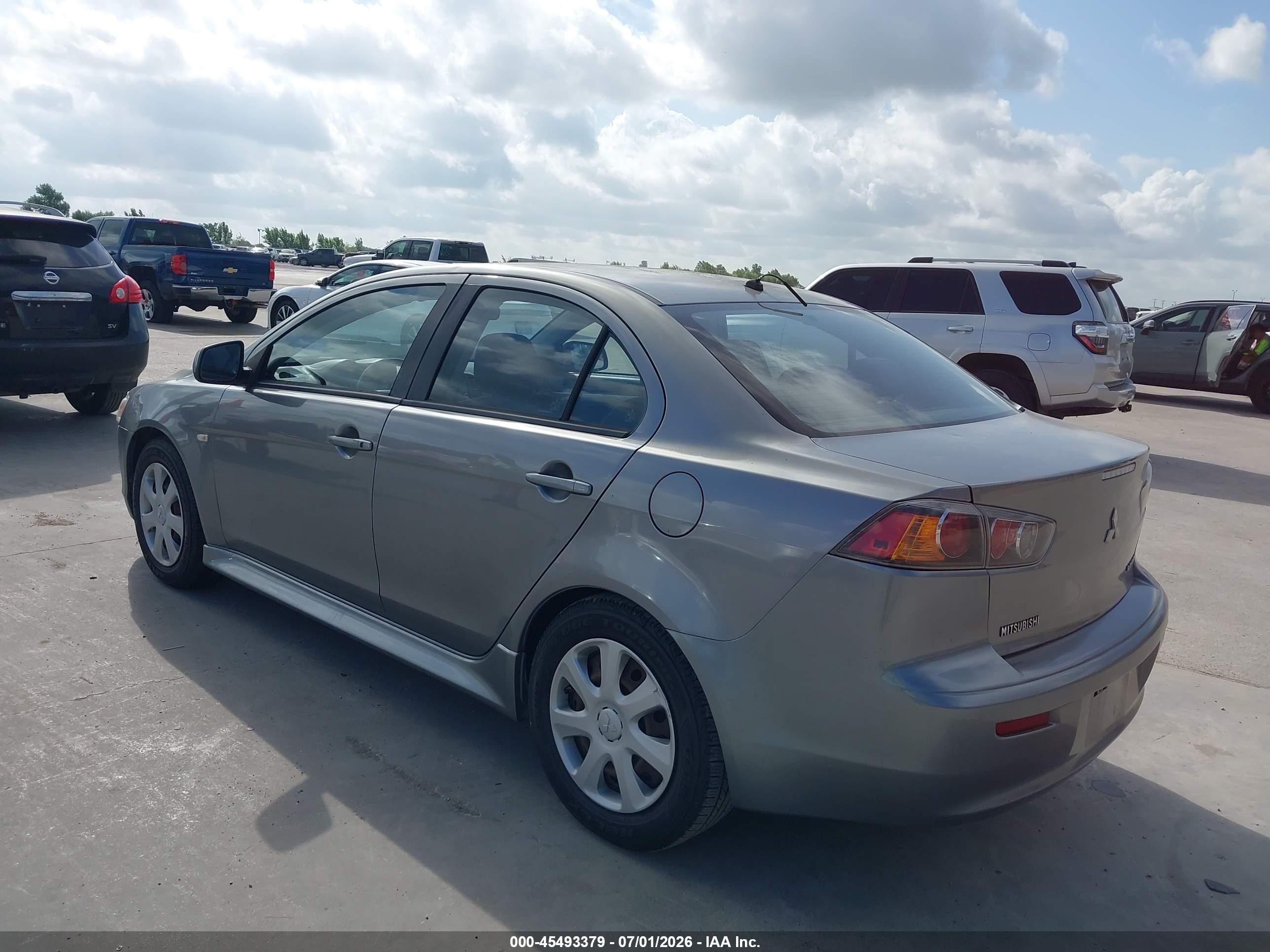 2014 Mitsubishi Lancer Es Gray vin: JA32U2FU7EU013538