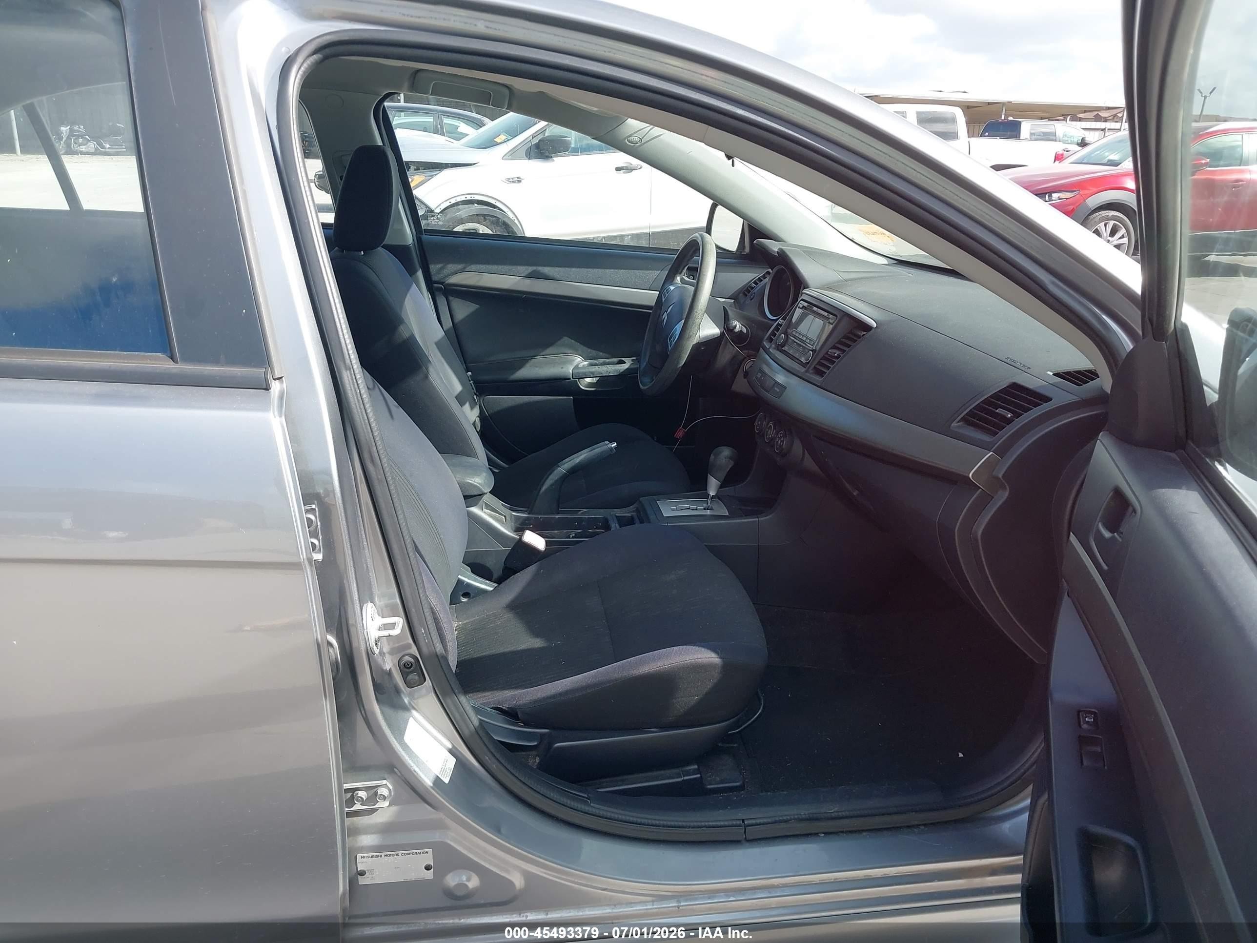 2014 Mitsubishi Lancer Es Gray vin: JA32U2FU7EU013538