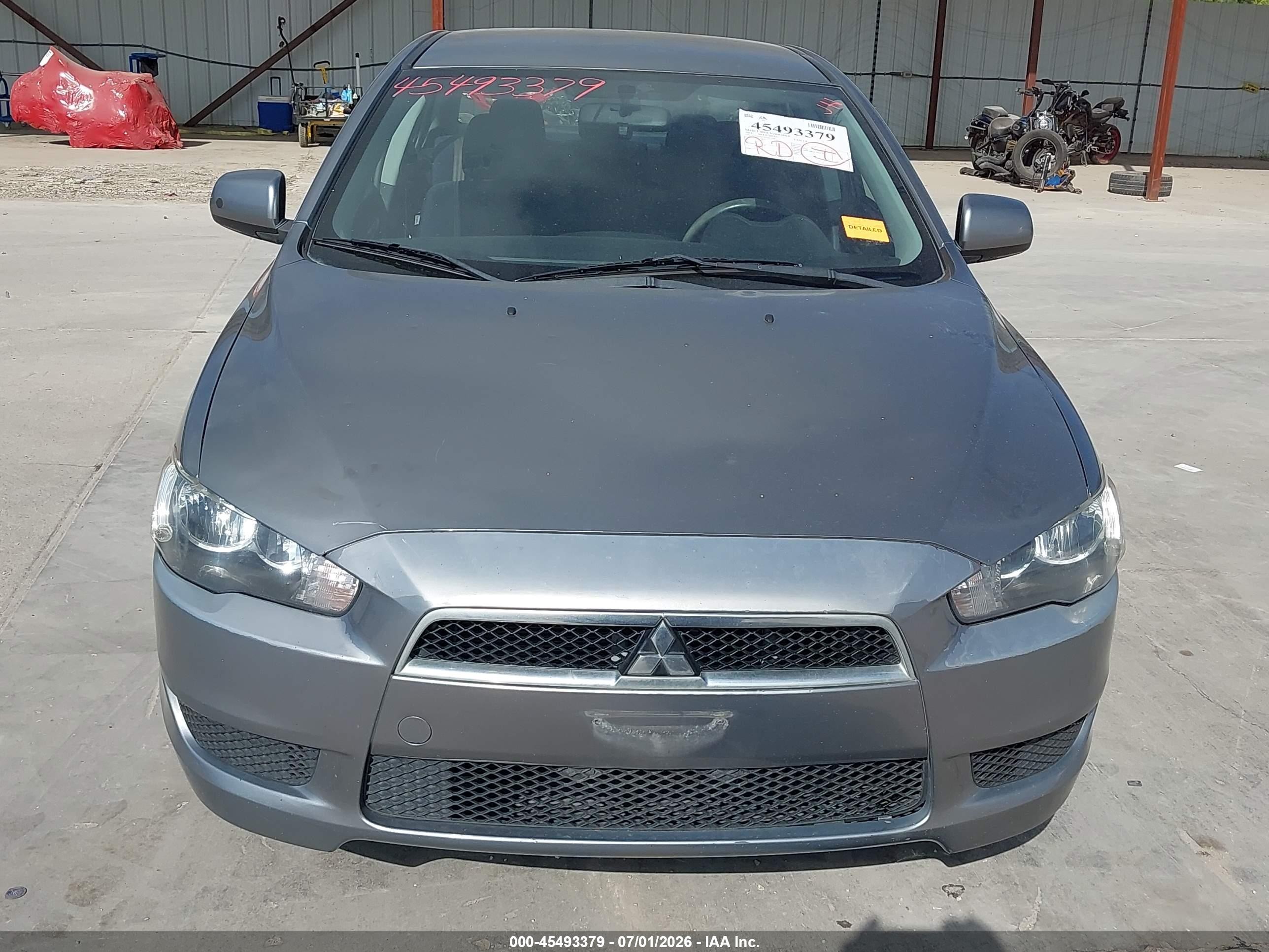 2014 Mitsubishi Lancer Es Gray vin: JA32U2FU7EU013538