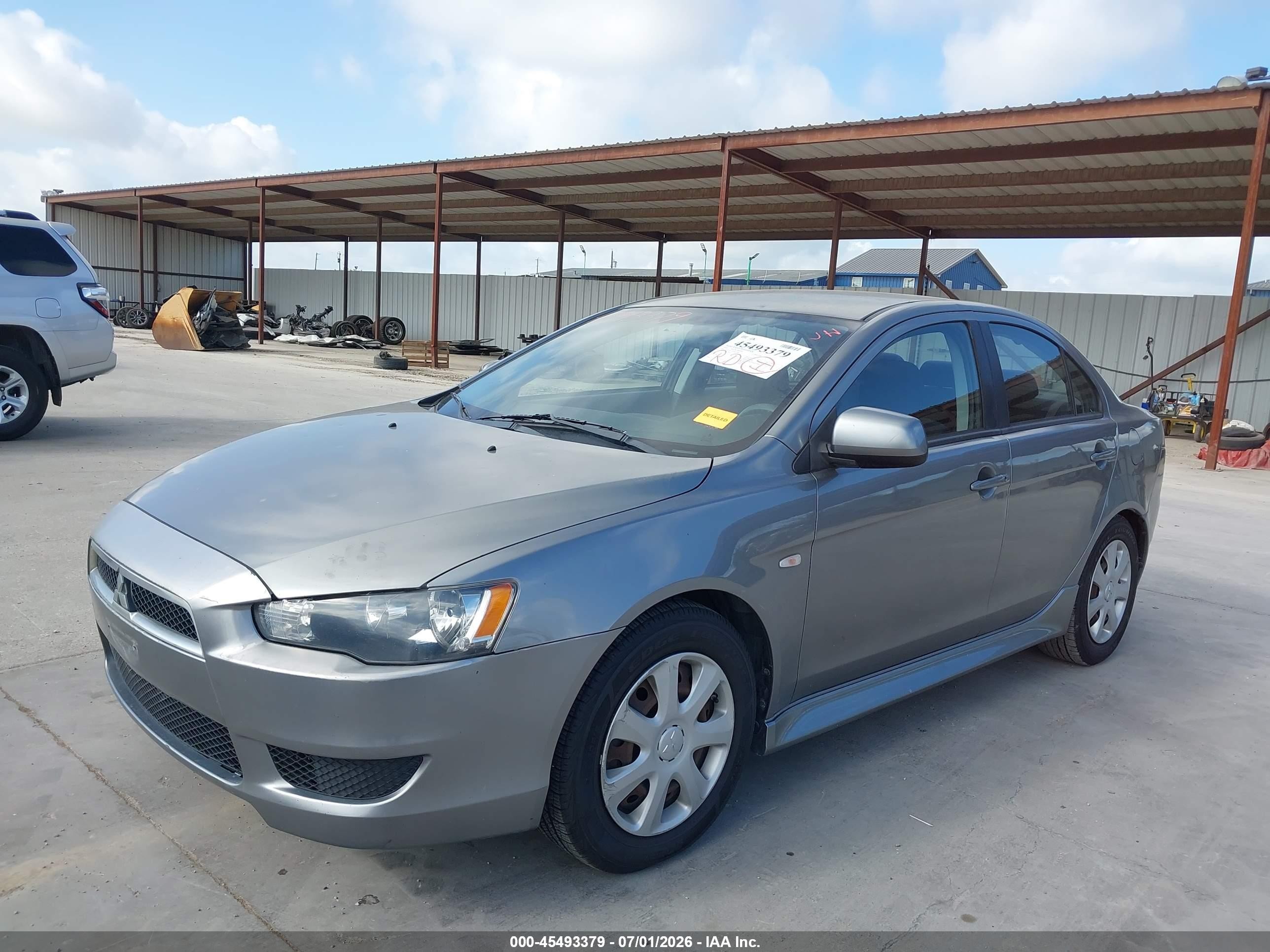 2014 Mitsubishi Lancer Es Gray vin: JA32U2FU7EU013538