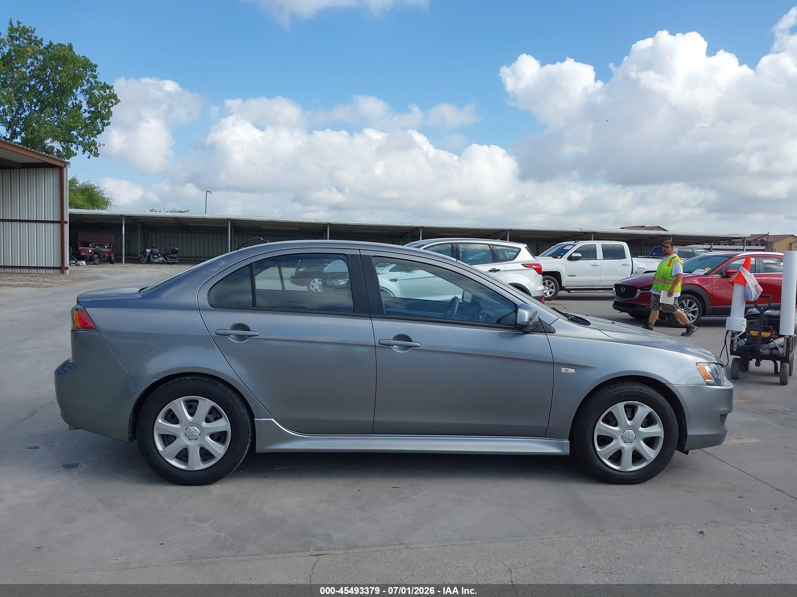 2014 Mitsubishi Lancer Es Gray vin: JA32U2FU7EU013538