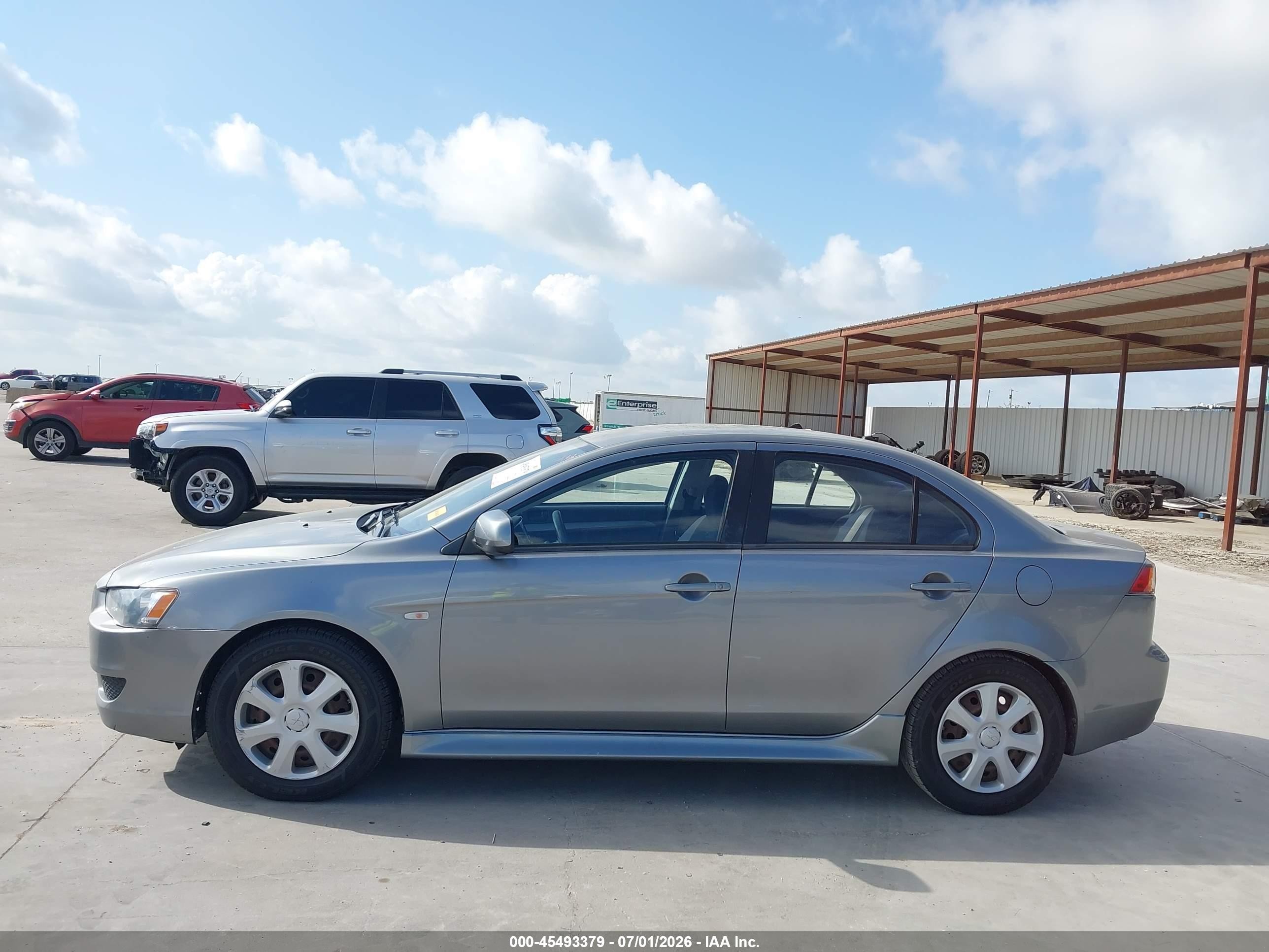 2014 Mitsubishi Lancer Es Gray vin: JA32U2FU7EU013538
