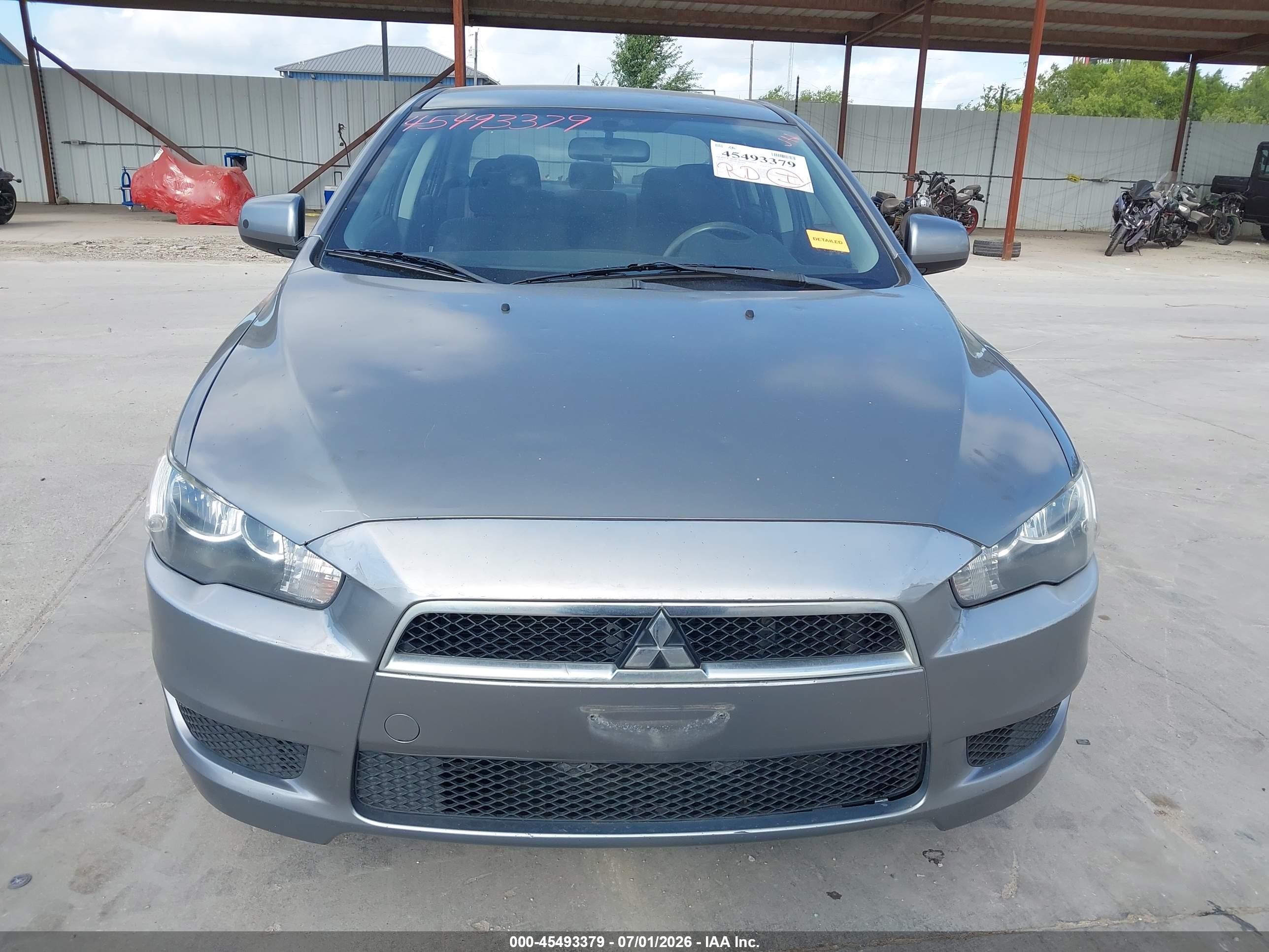 2014 Mitsubishi Lancer Es Gray vin: JA32U2FU7EU013538