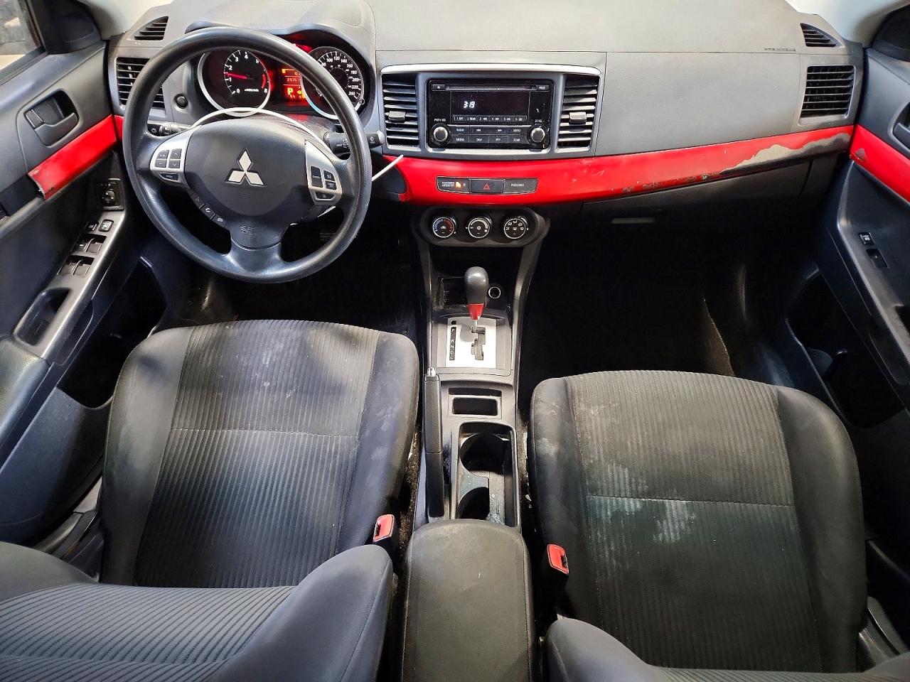 2014 Mitsubishi Lancer Es/es Sport Black vin: JA32U2FU7EU603870